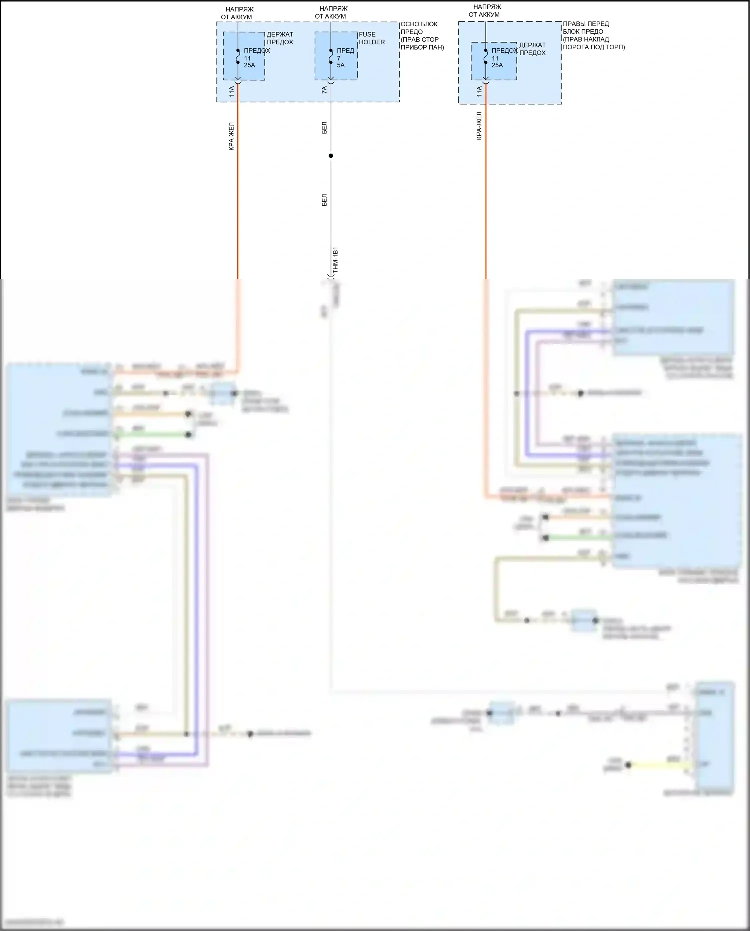911 Targa 4 Porsche 992 (2019-2024): Зеркало заднего вида с автозатемнением электросхема 