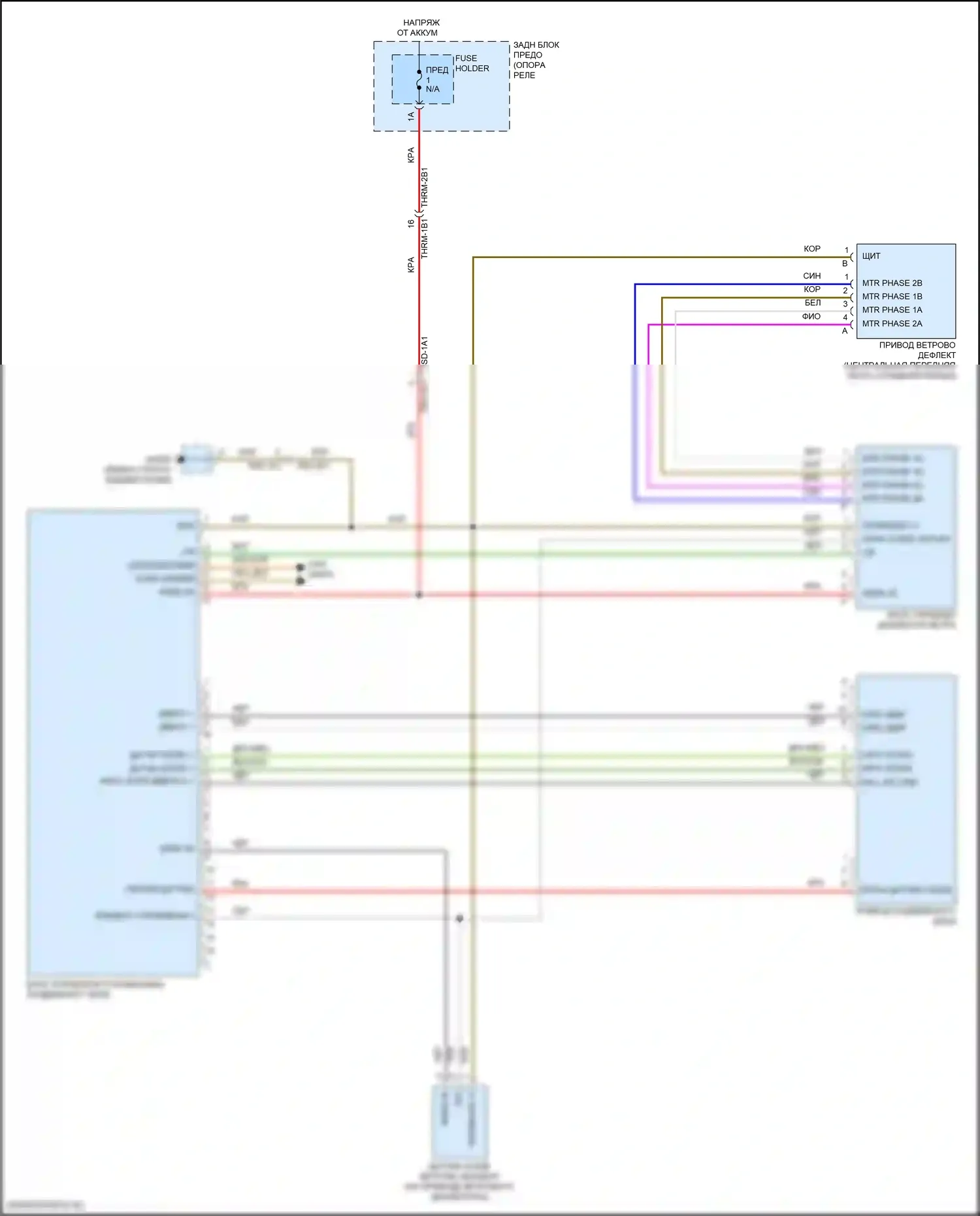 911 Turbo S Porsche 992 (2018-2024): Электросхема люка 