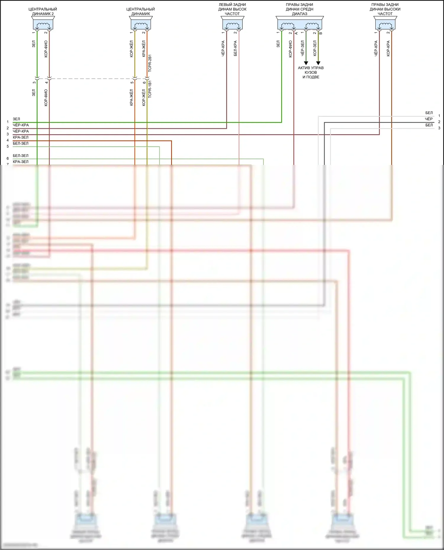 911 Turbo Porsche 992 (2018-2024): Электросхема магнитолы премиум-класса, с бирместер (2 из 6) 