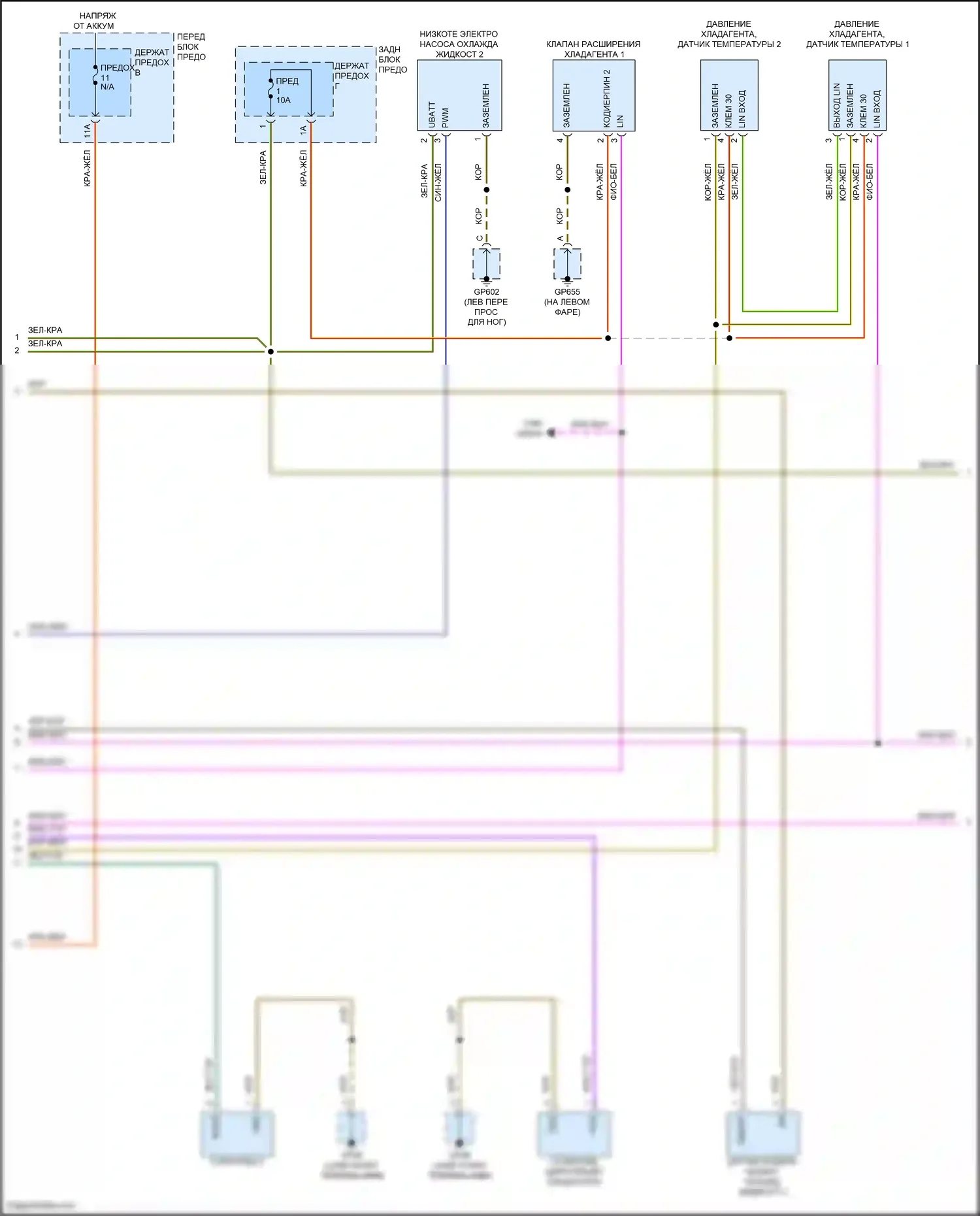 Cayenne Coupe Porsche III рестайлинг (2023-2024): Электросхема климат контроля (10 из 11) 
