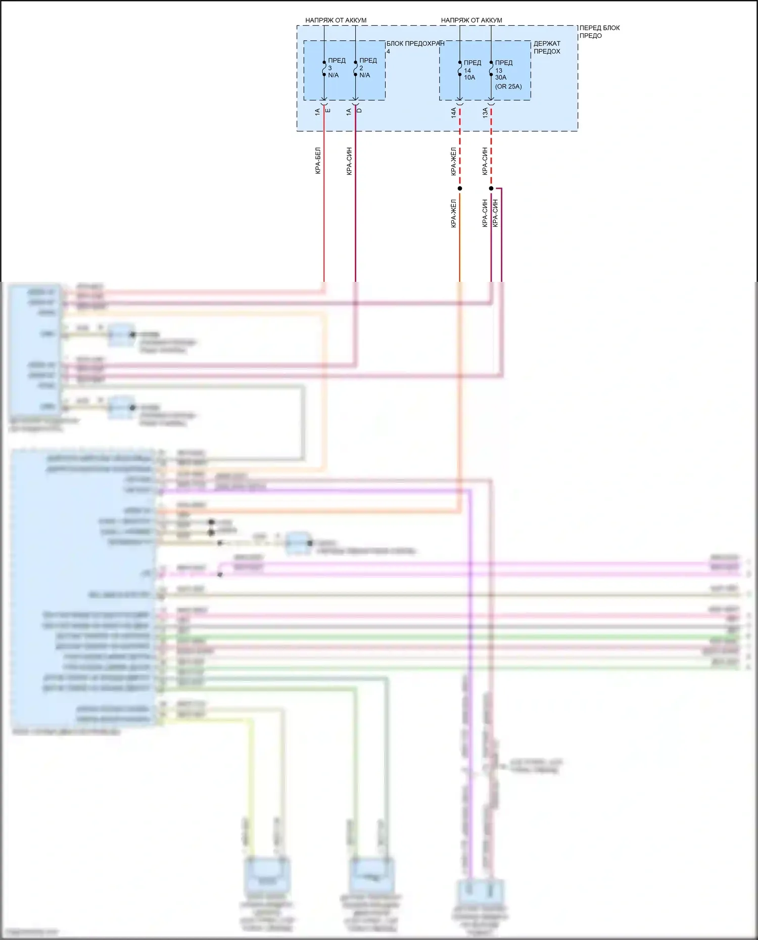 Cayenne Coupe Porsche III рестайлинг (2023-2024): 3,0л турбо, электросхема вентилятора охлаждения (1 из 2) 