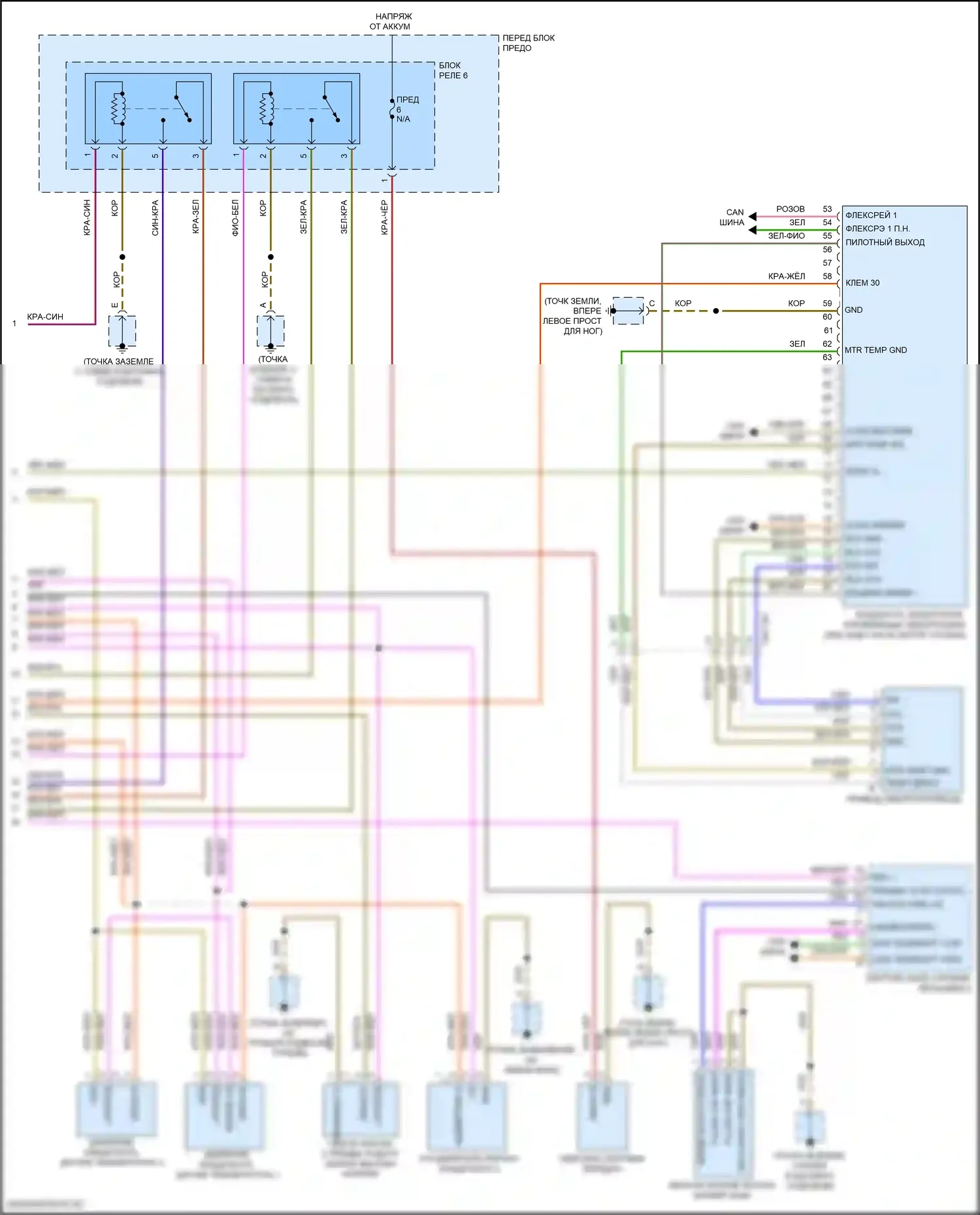 Cayenne Coupe Porsche III (2019-2023): Электросхема двигателя 4.0l турбо гибрид, электросхема гибридной системы (5 из 5) 