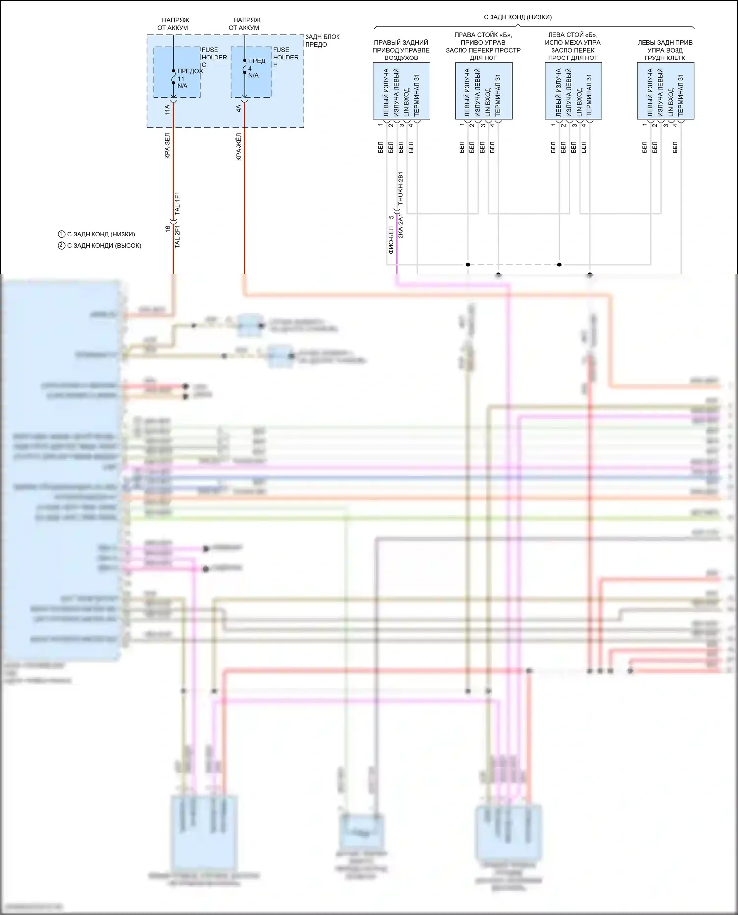 Cayenne Coupe Porsche III (2019-2023): Электросхема климат контроля (1 из 11) 