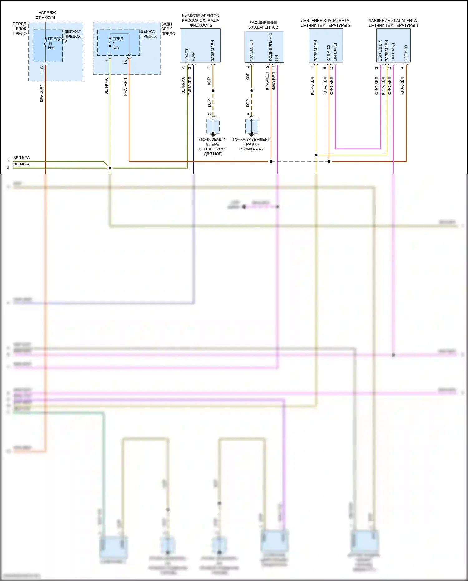 Cayenne Coupe Porsche III (2019-2023): Электросхема климат контроля (10 из 11) 