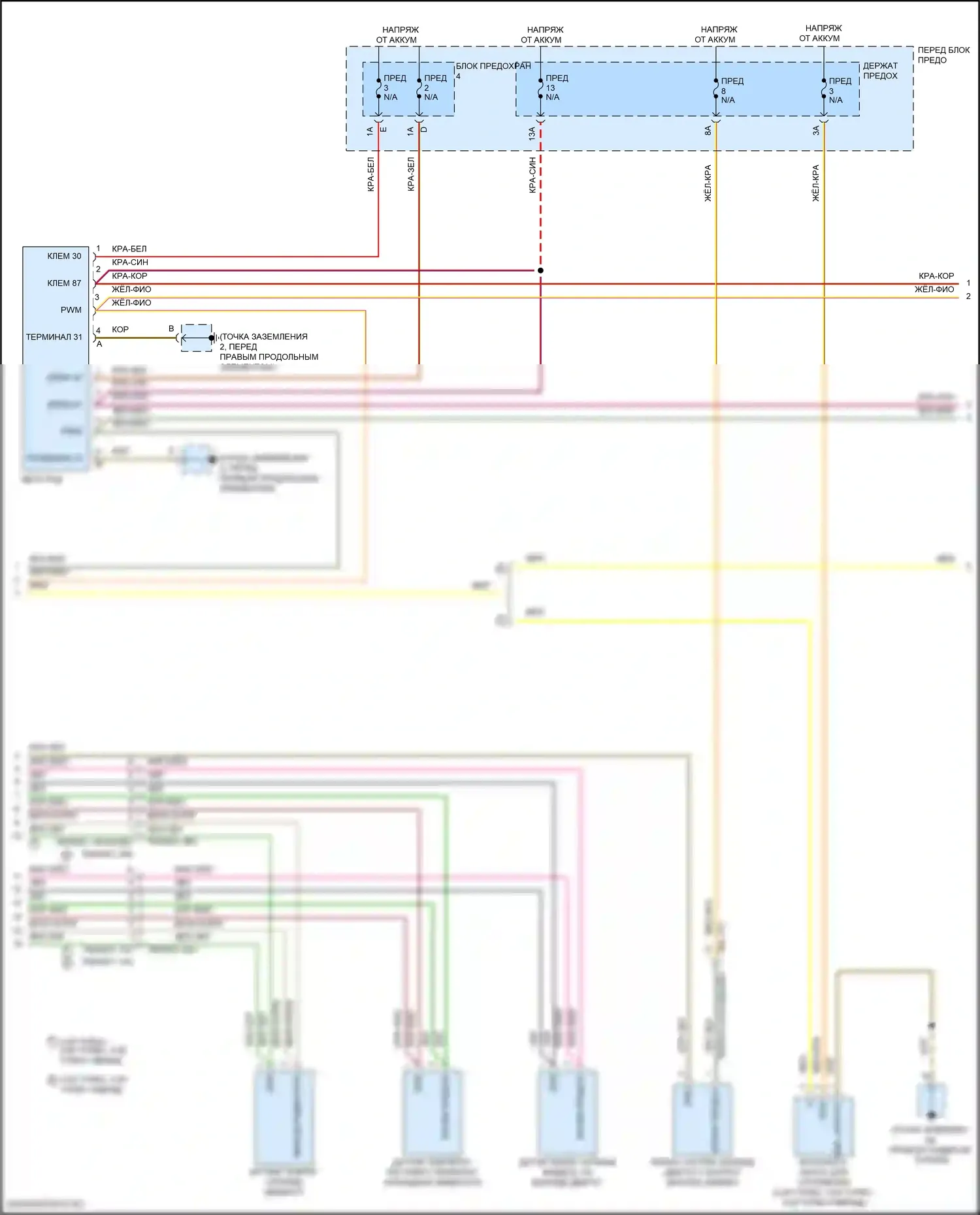 Cayenne Coupe Porsche III (2019-2023): Электросхема климат контроля (7 из 11) 