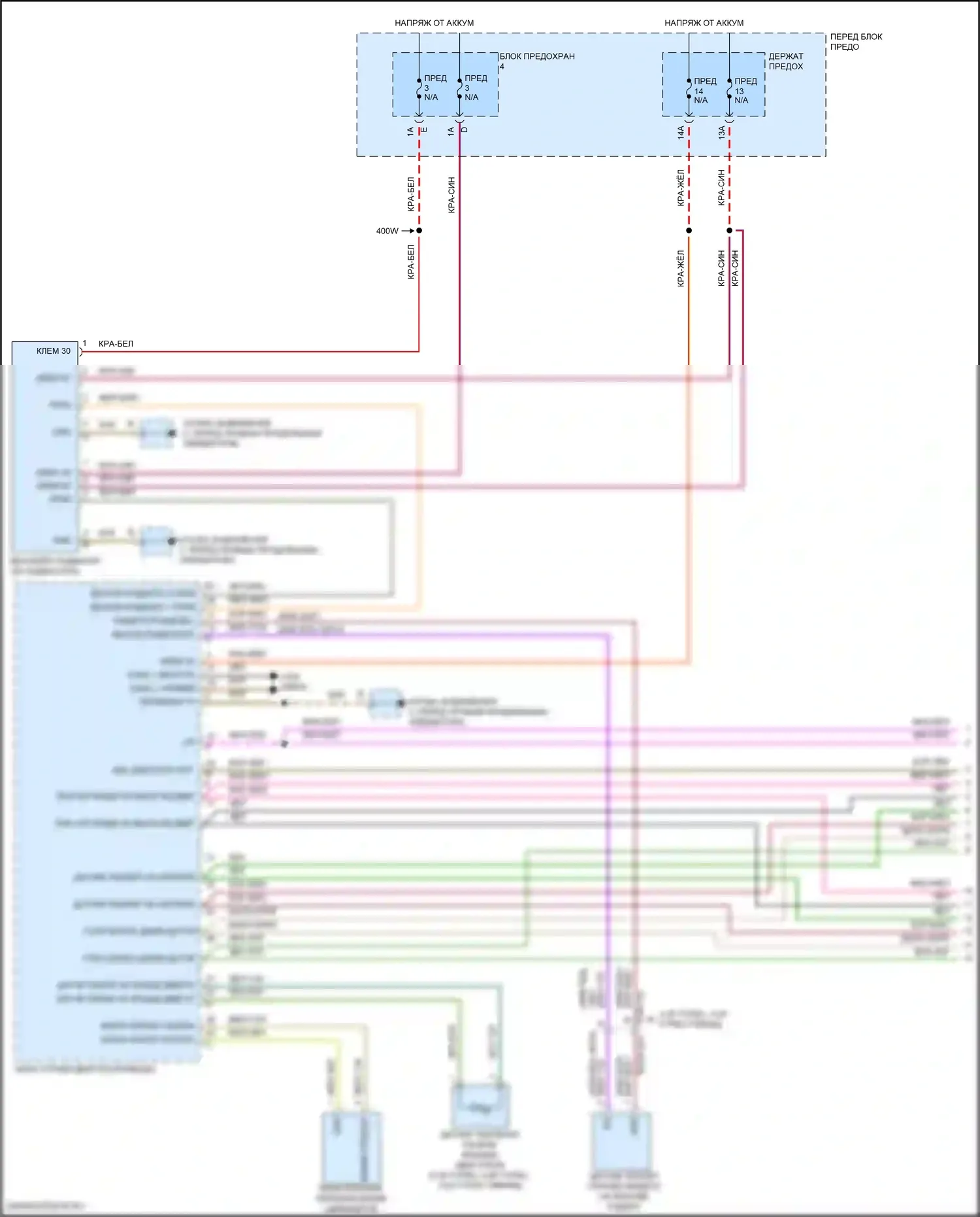 Cayenne Coupe Porsche III (2019-2023): 2,9л турбо, электросхема вентилятора охлаждения (1 из 2) 
