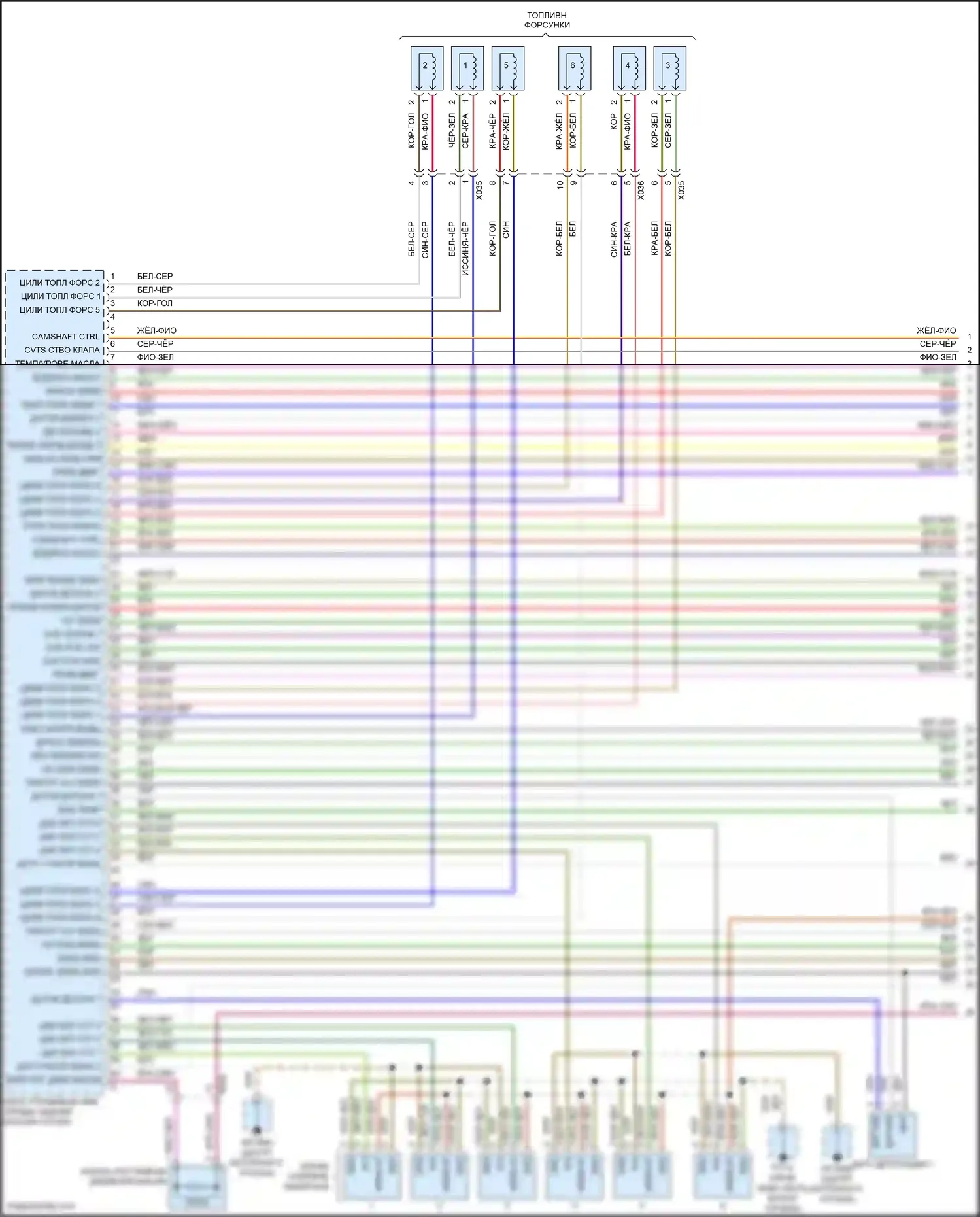 Cayenne GTS Porsche II (2010-2014): Электросхема двигателя 3.0l гибрид (1 из 9) 