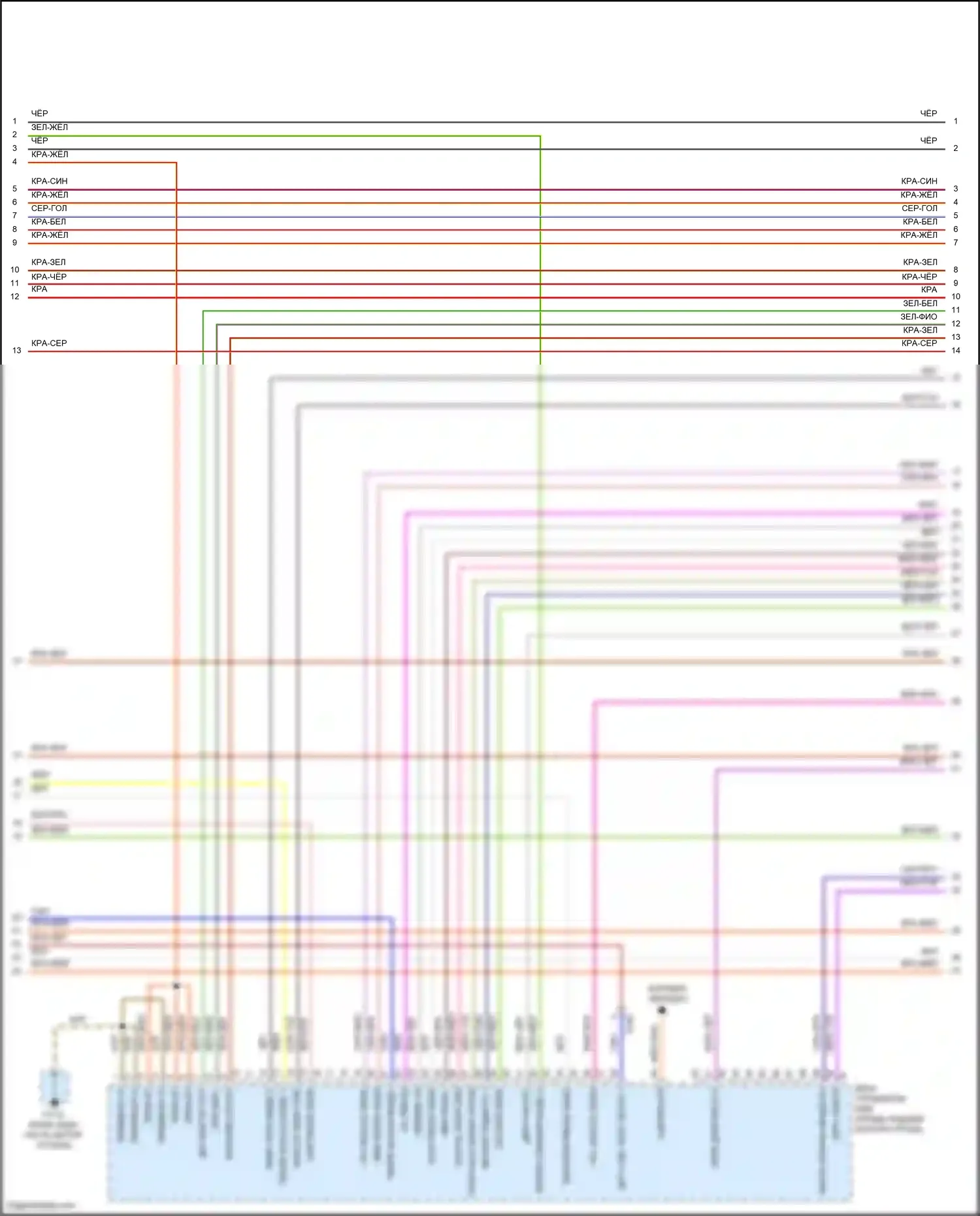 Cayenne GTS Porsche II (2010-2014): Электросхема двигателя 3.0l гибрид (4 из 9) 