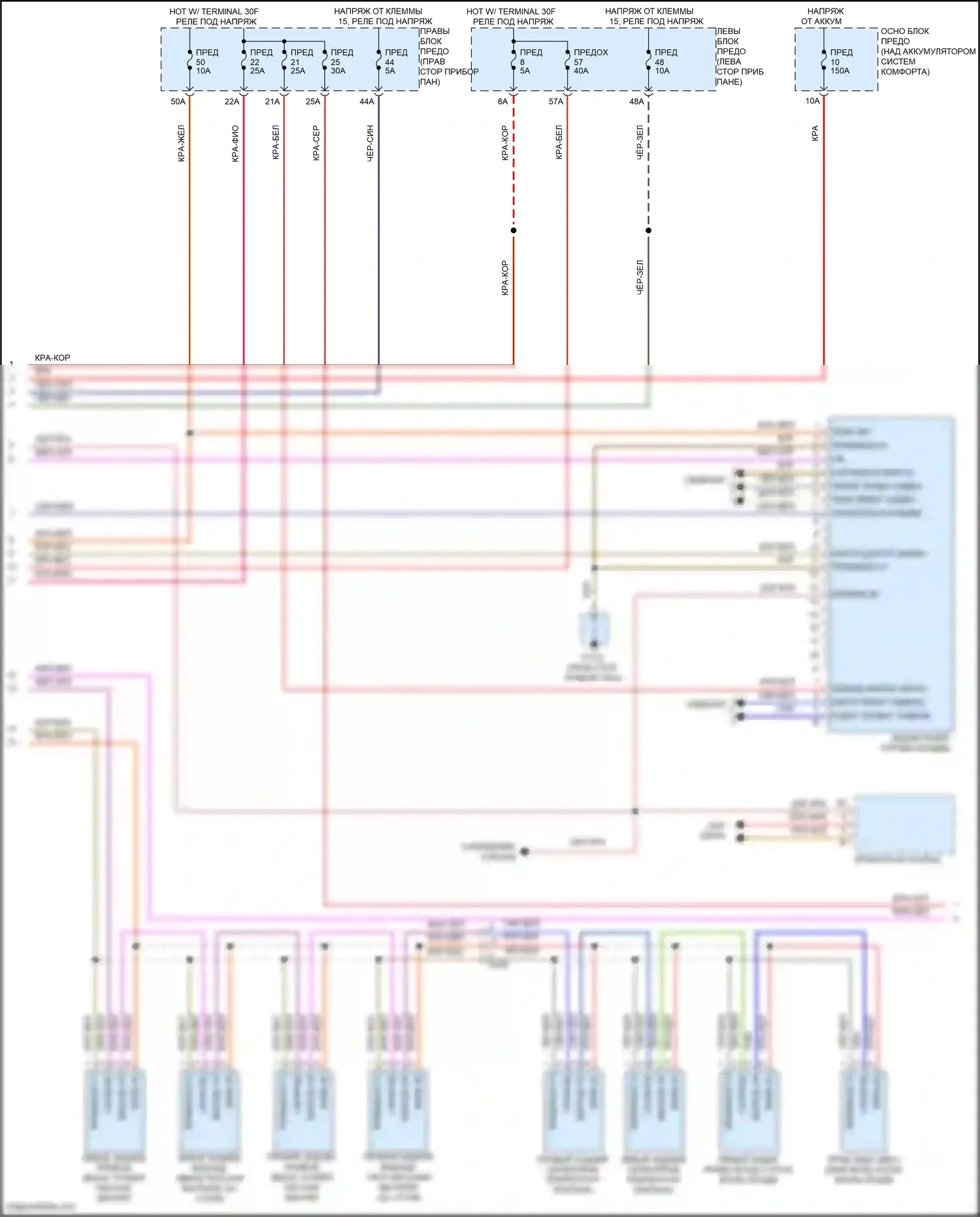 Cayenne GTS Porsche II (2010-2014): Электросхема климат контроля (4 из 5) 