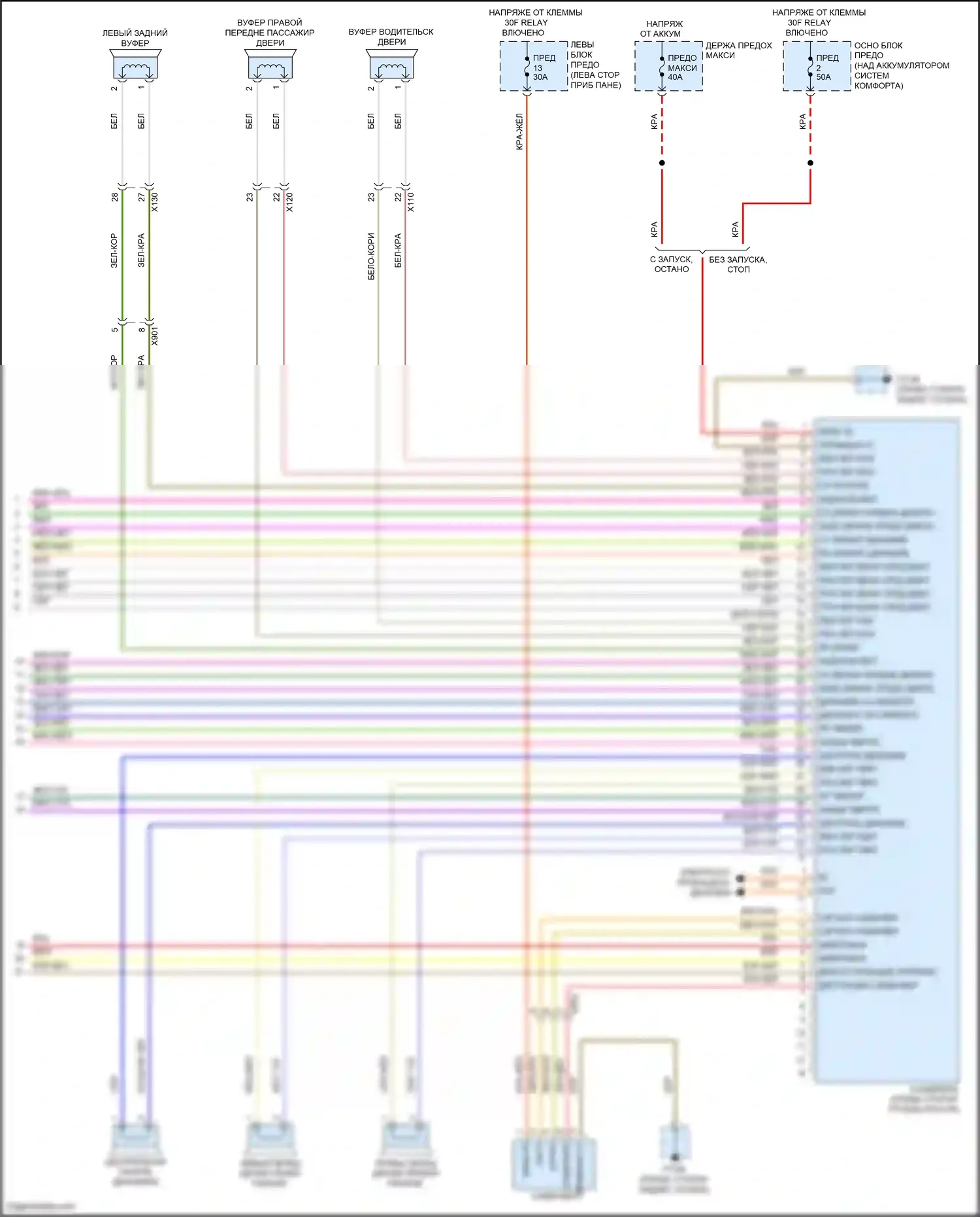 Cayenne GTS Porsche II (2010-2014): Электросхема магнитолы премиум-класса, с бирместер (4 из 4) 