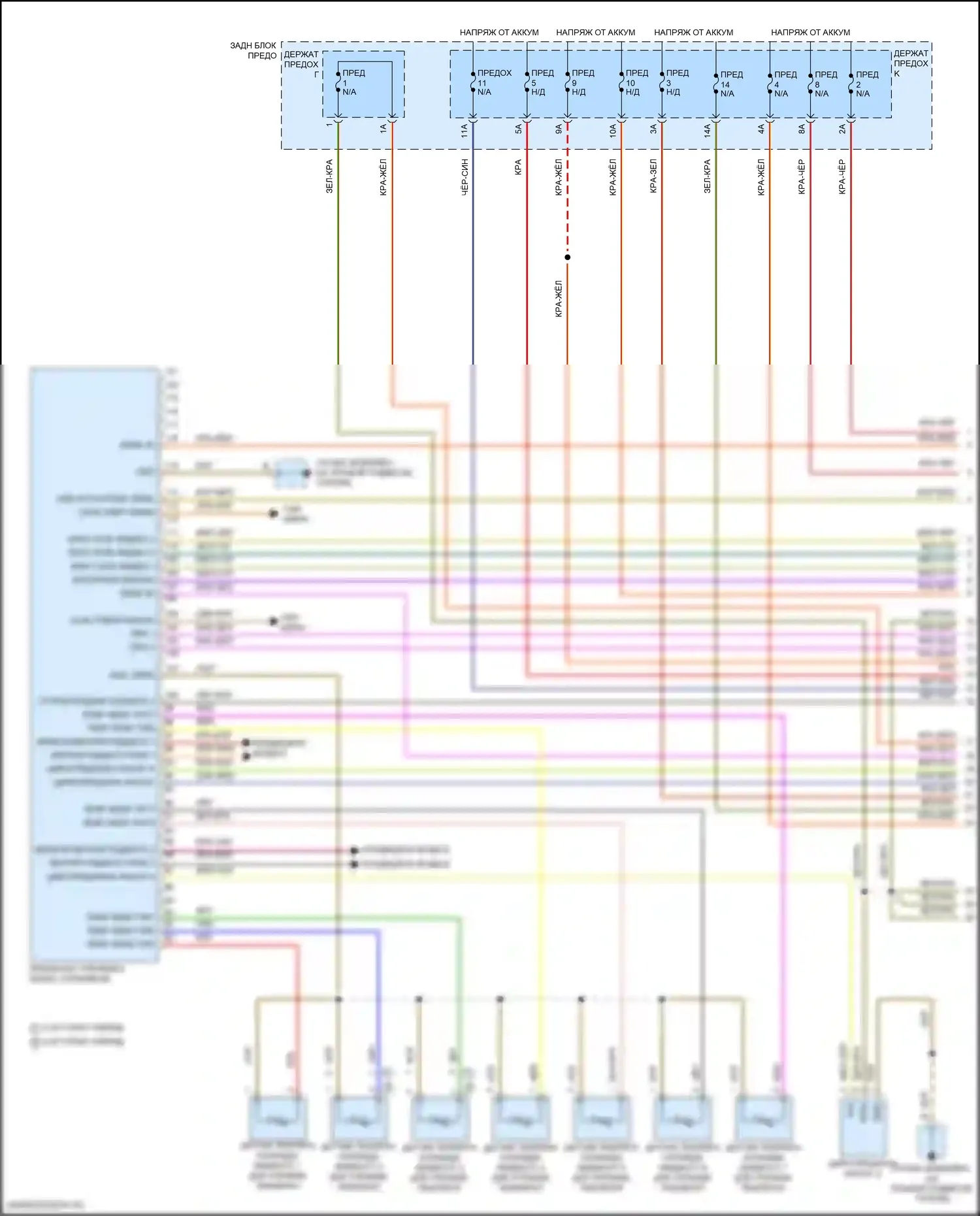 Cayenne GTS Porsche III (2017-2023): Электросхема двигателя 3.0l turbo hybrid, электросхема гибридной системы (1 из 5) 