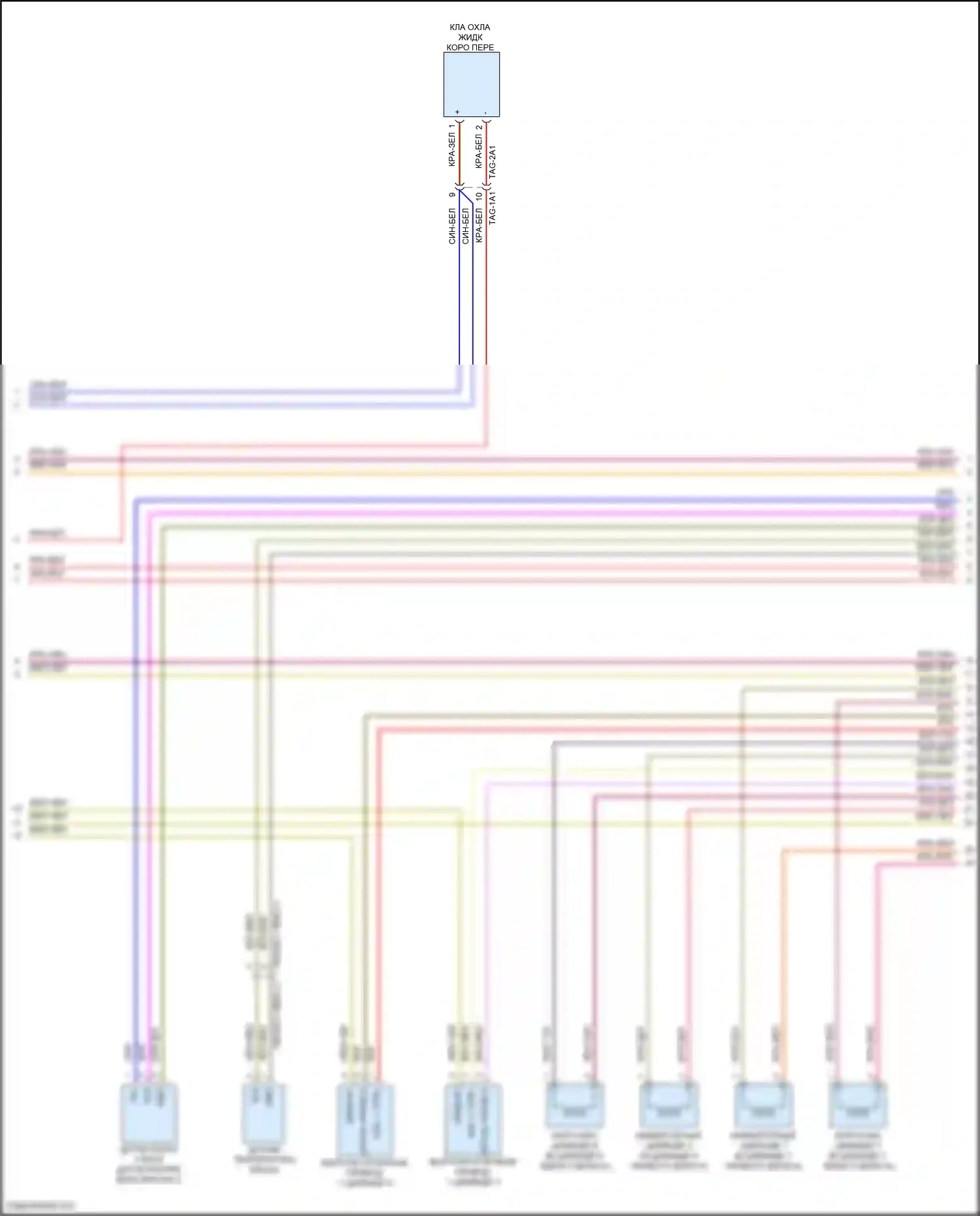 Cayenne S Porsche III рестайлинг (2023-2024): Электросхема двигателя 4.0л турбо, еа825 (10 из 11) 