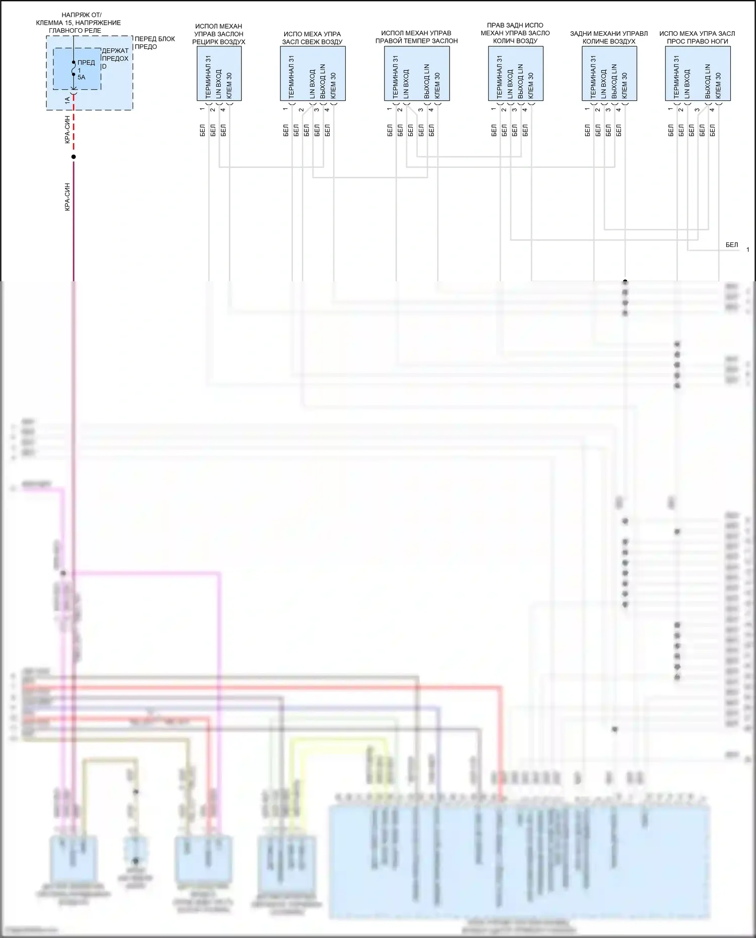 Cayenne S Porsche III рестайлинг (2023-2024): Электросхема климат контроля (4 из 11) 