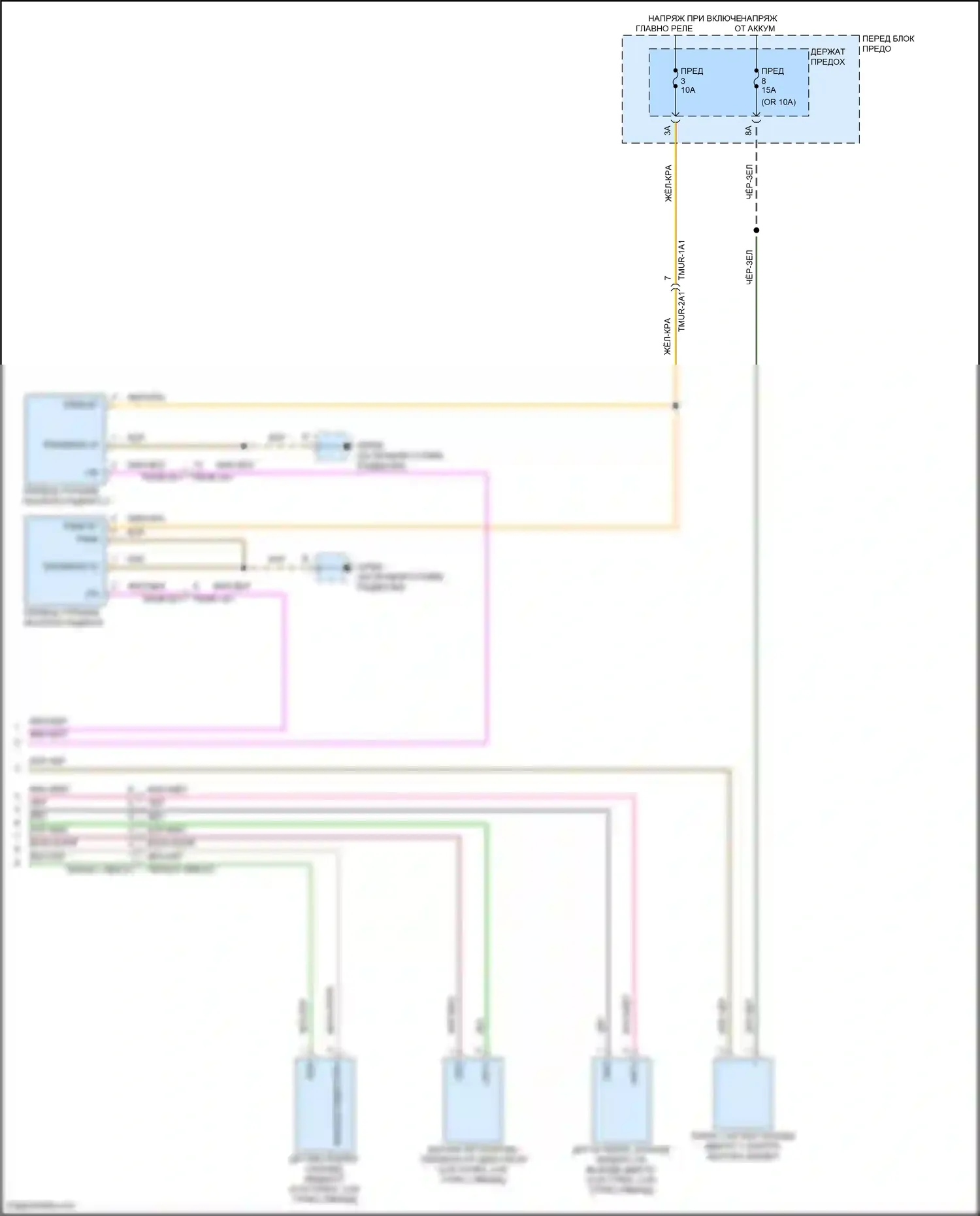 Cayenne S Porsche III рестайлинг (2023-2024): 3,0л турбо-гибрид, электросхема вентилятора охлаждения (2 из 2) 