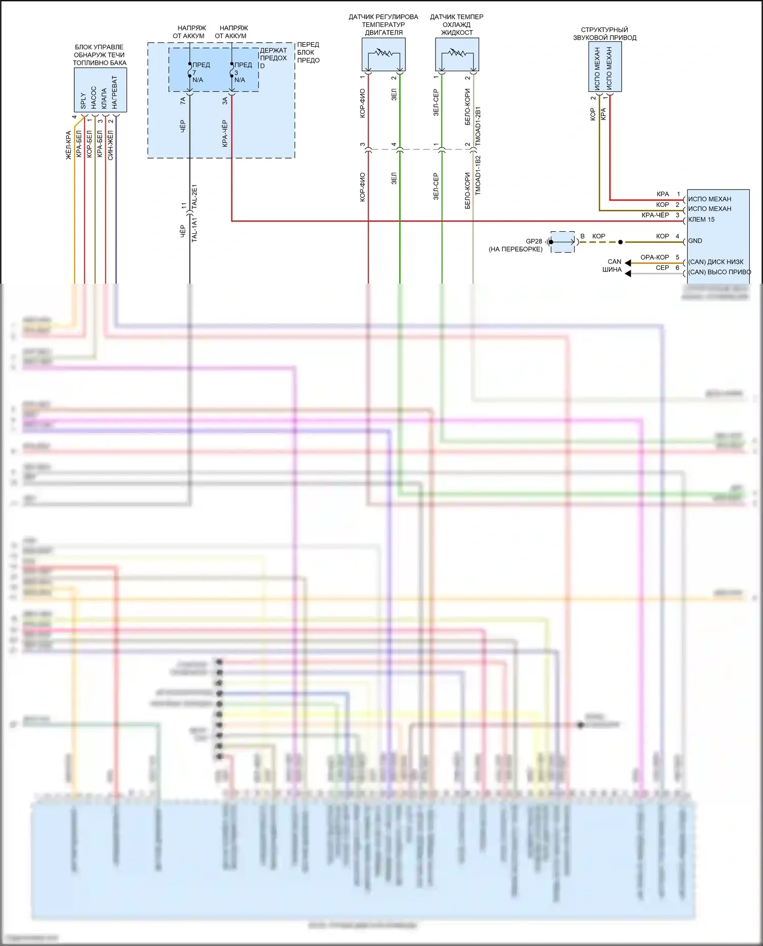 Cayenne S Porsche III (2017-2023): Электросхема двигатель 3.0л турбо гибрид, двигатель управляет электросхема (7 из 8) 