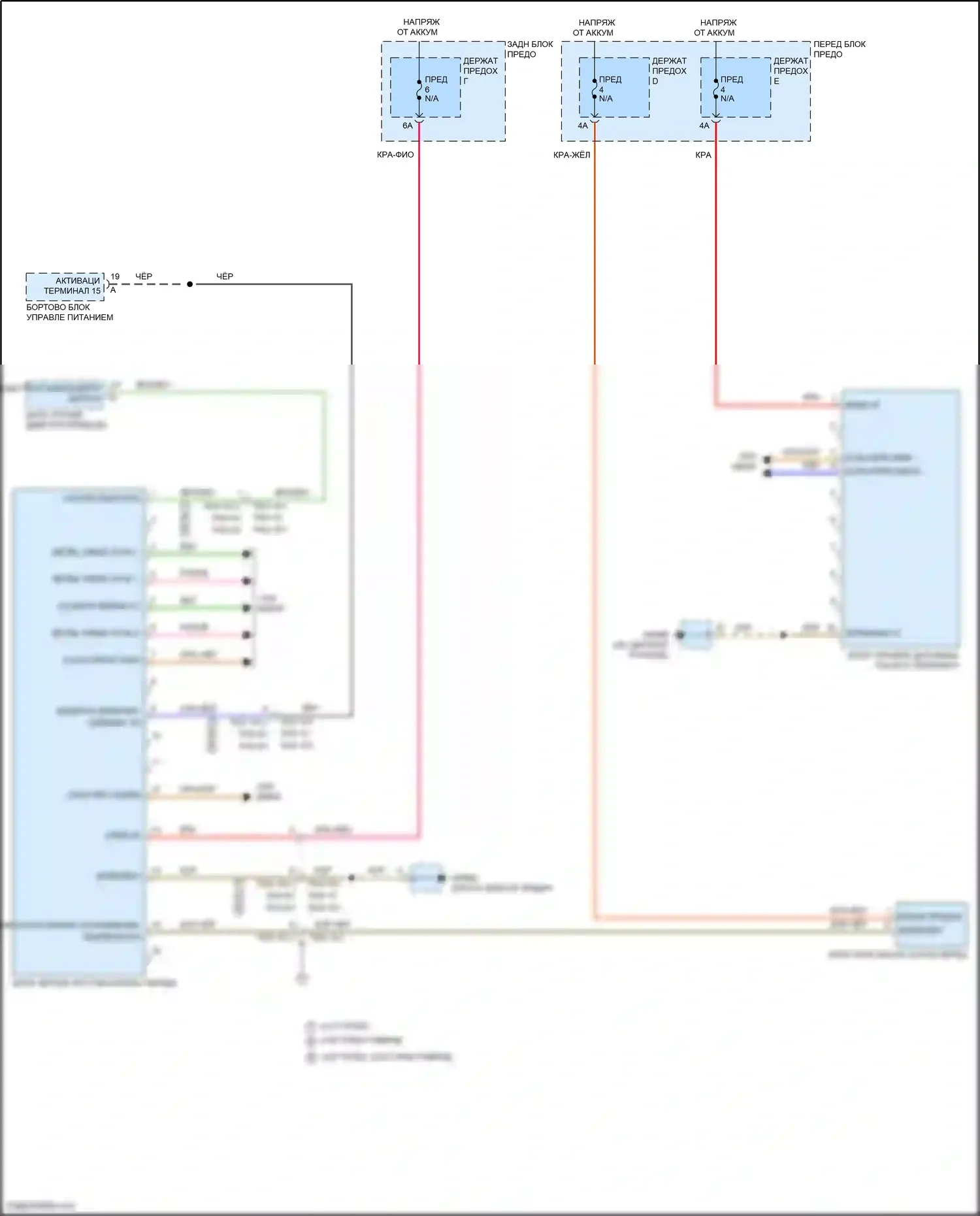 Cayenne S Porsche III (2017-2023): Электросхема автоматической коробки передач 
