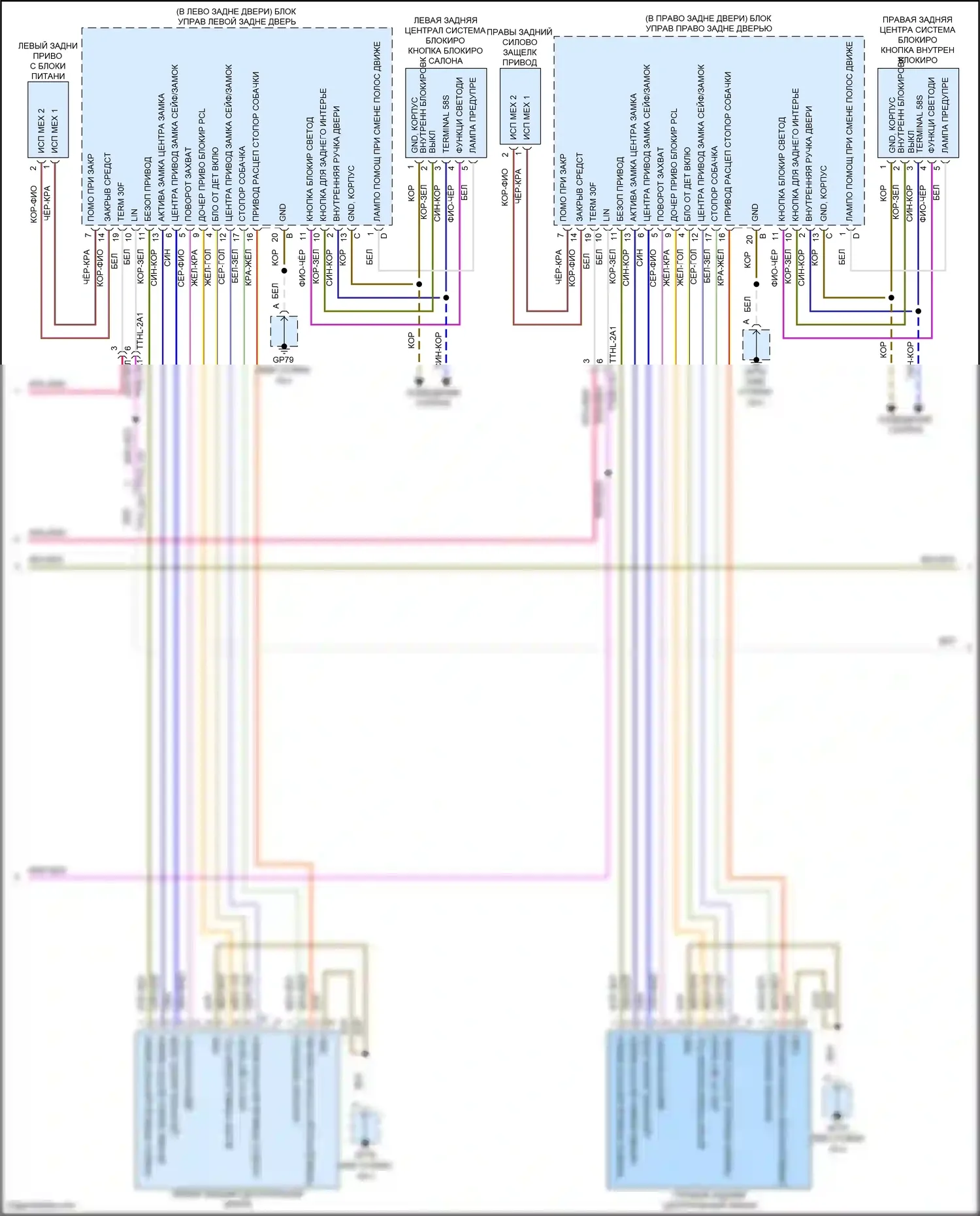 Cayenne S Porsche III (2017-2023): Сигнализации электросхема (3 из 4) 