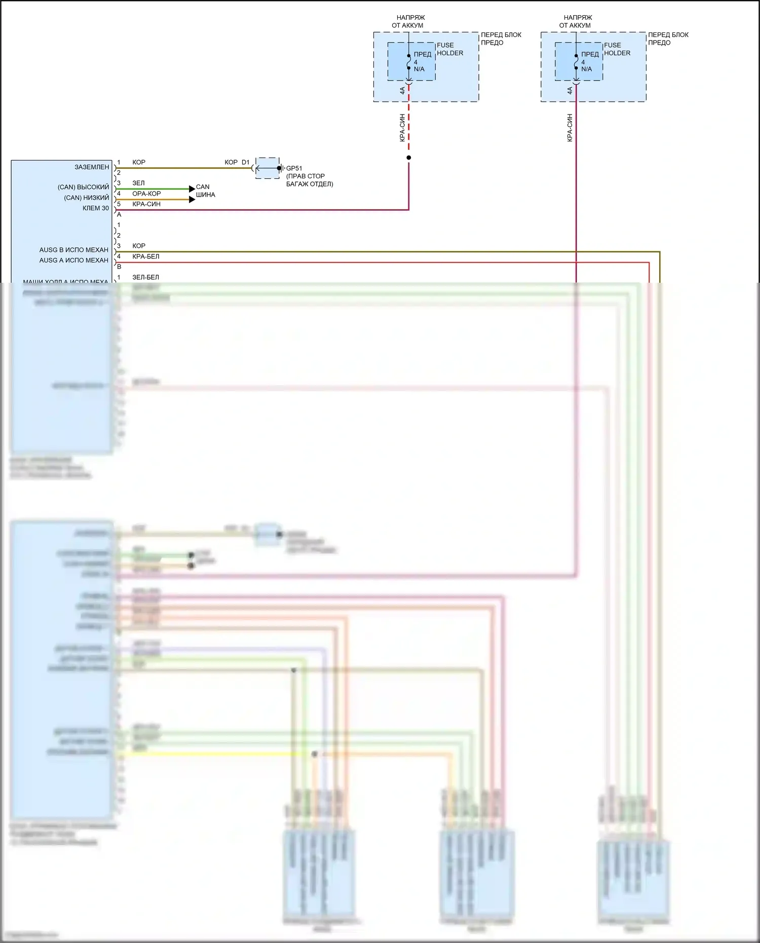 Cayenne S Porsche III (2017-2023): Электросхема складной крыши/люка 