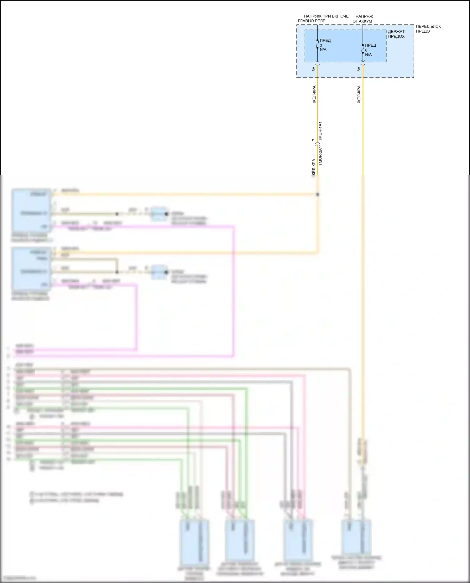 Cayenne S Porsche III (2017-2023): 3,0л турбо, электросхема вентилятора охлаждения (2 из 2) 