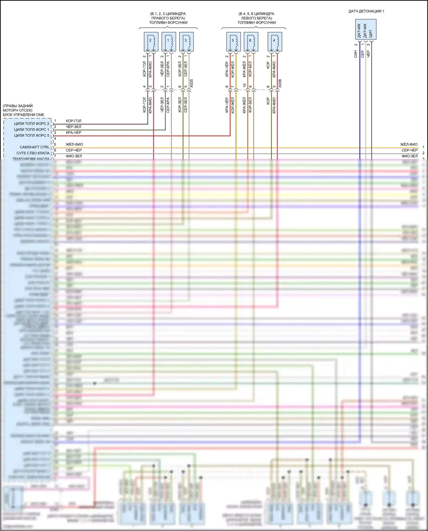 Cayenne Turbo S Porsche 958 рестайлинг (2014-2018): Электросхема двигателя 3.0l гибрид (1 из 10) 