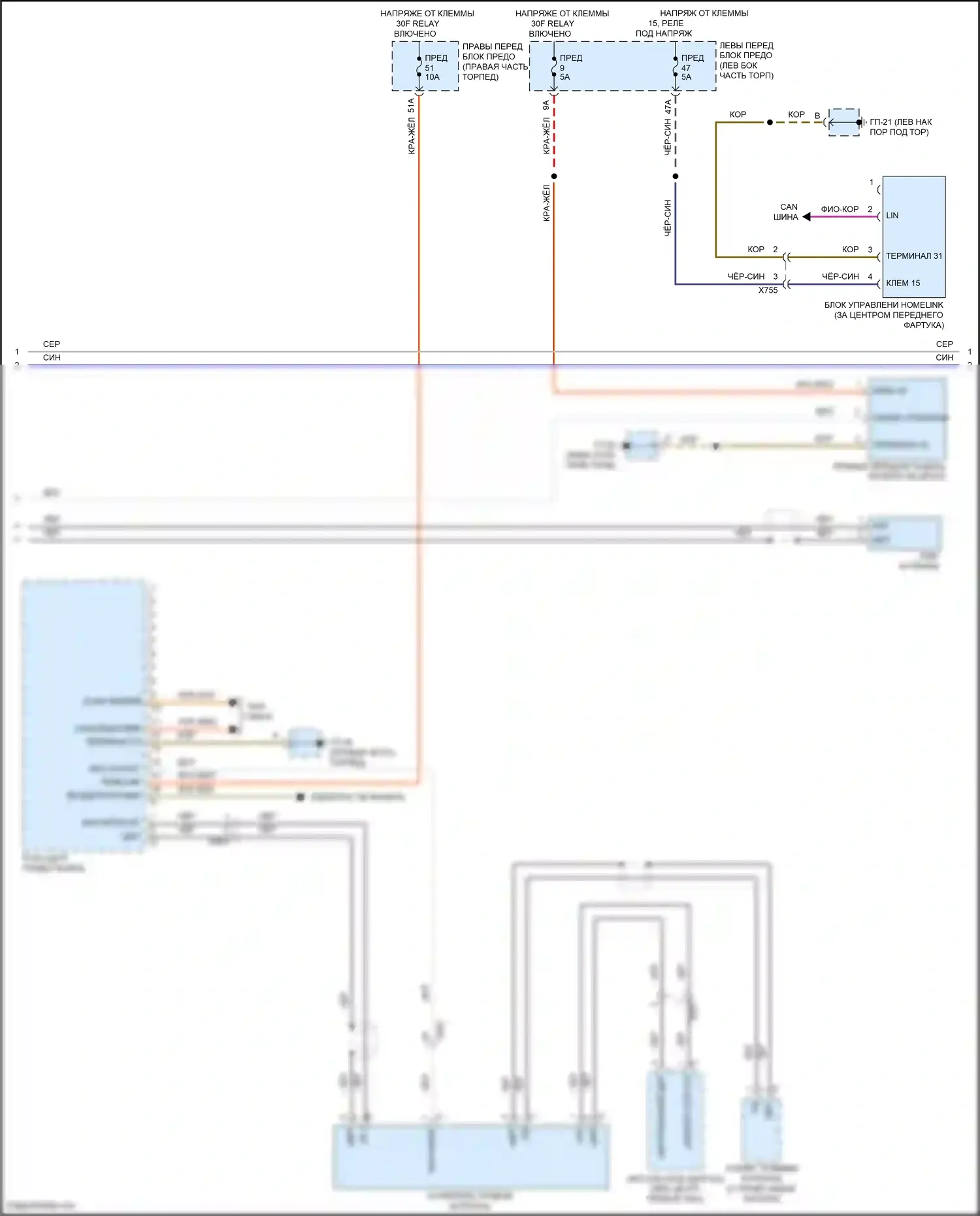 Cayenne Turbo S Porsche 958 рестайлинг (2014-2018): Электросхема магнитолы премиум-класса, с бирместер (2 из 4) 