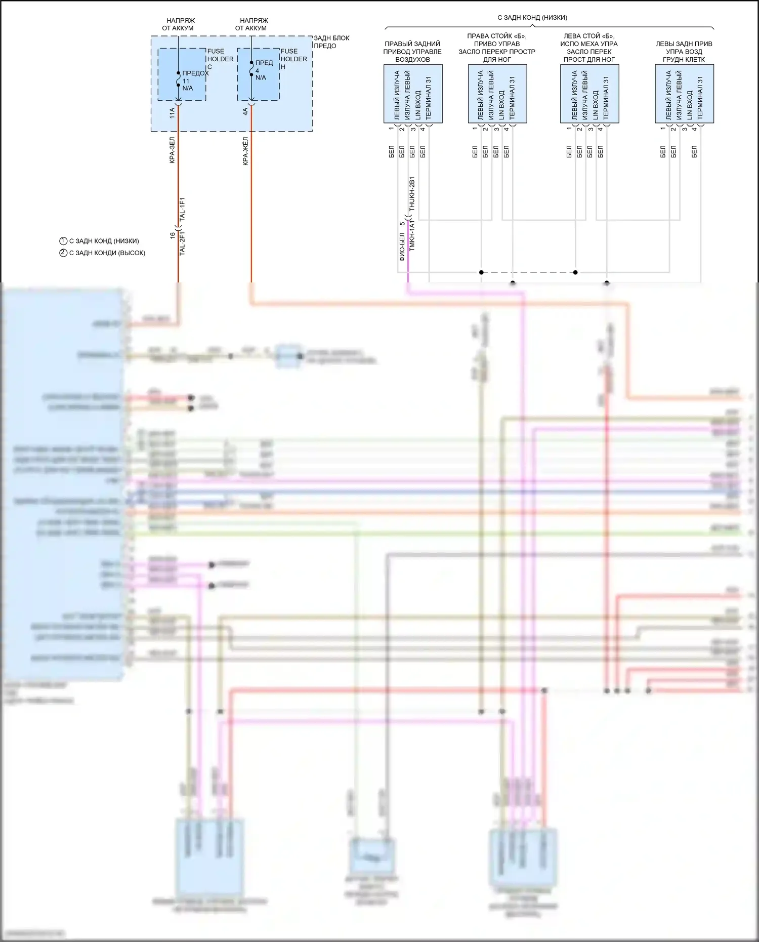 Cayenne Turbo S Porsche III (2018-2023): Электросхема климат контроля (1 из 11) 