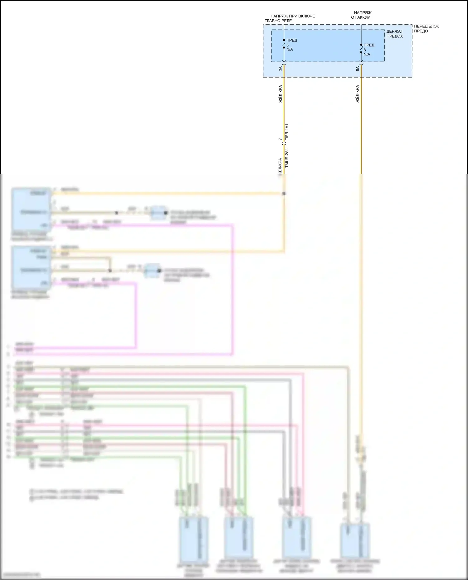 Cayenne Turbo S Porsche III (2018-2023): 2,9л турбо, электросхема вентилятора охлаждения (2 из 2) 