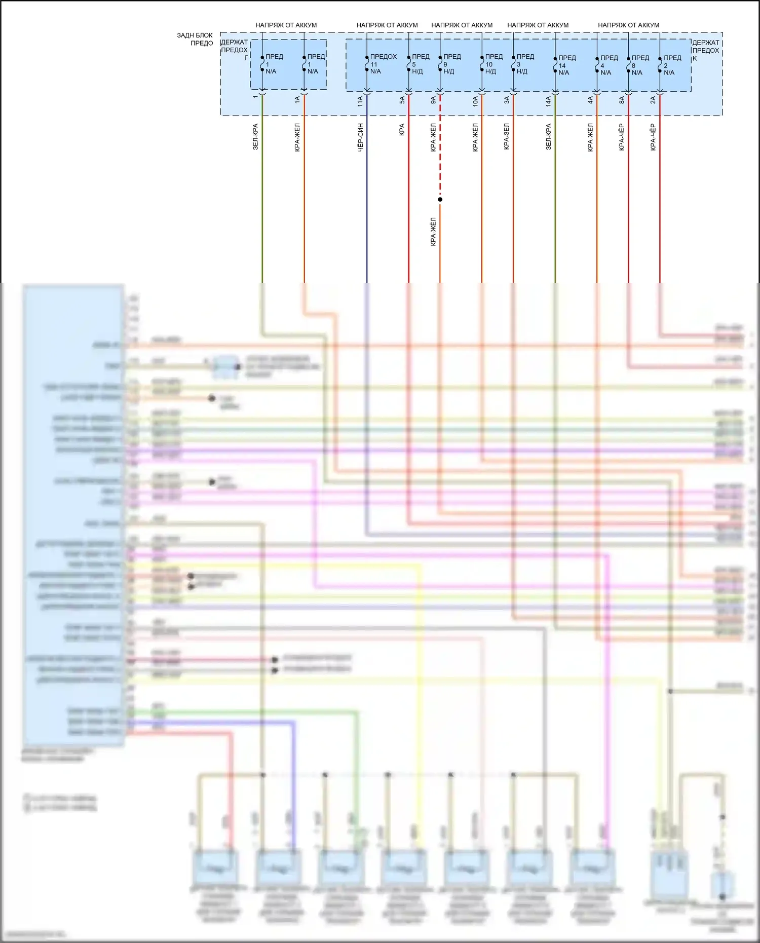 Cayenne Turbo Porsche III (2017-2023): Электросхема двигателя 4.0l турбо гибрид, электросхема гибридной системы (1 из 5) 