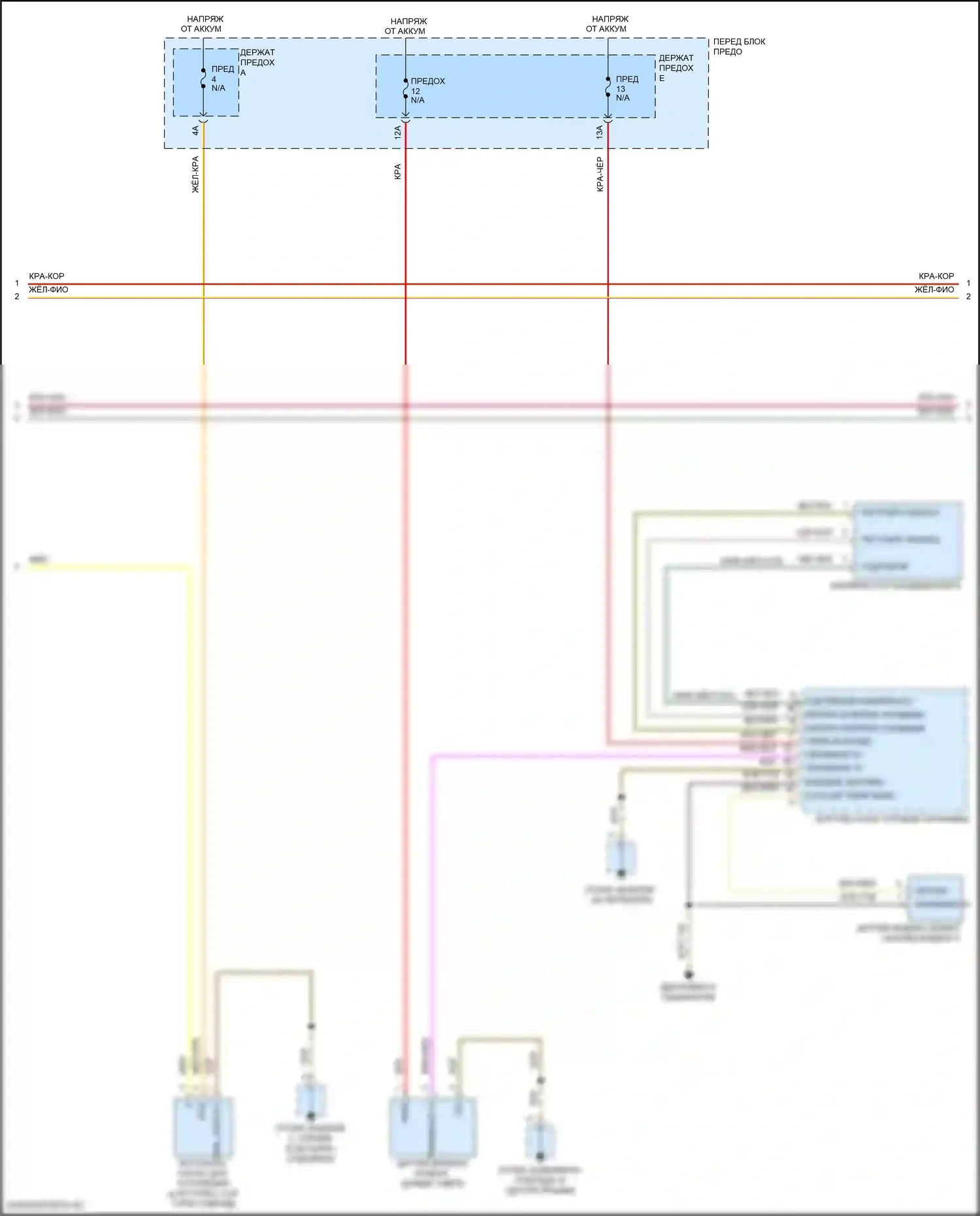 Cayenne Turbo Porsche III (2017-2023): Электросхема климат контроля (8 из 11) 