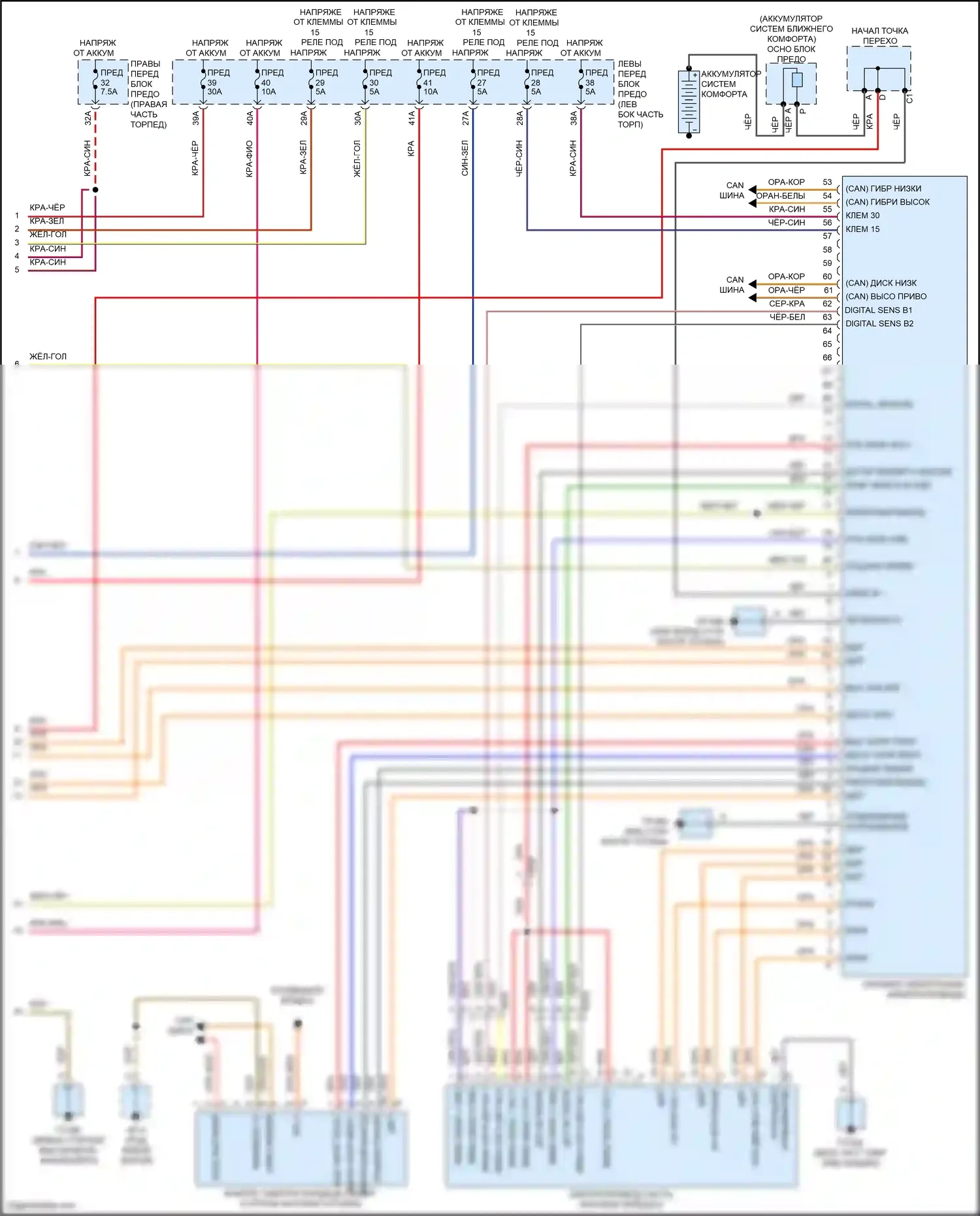 Cayenne Porsche II рестайлинг (2014-2018): Электросхема двигателя 3.0l гибрид (10 из 10) 