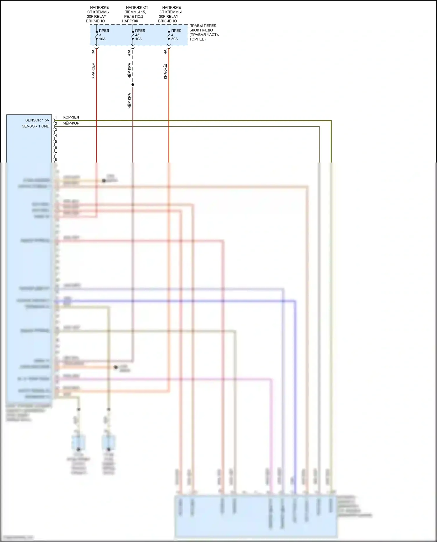 Cayenne Porsche II рестайлинг (2014-2018): Электросхема блокировки заднего дифференциала 
