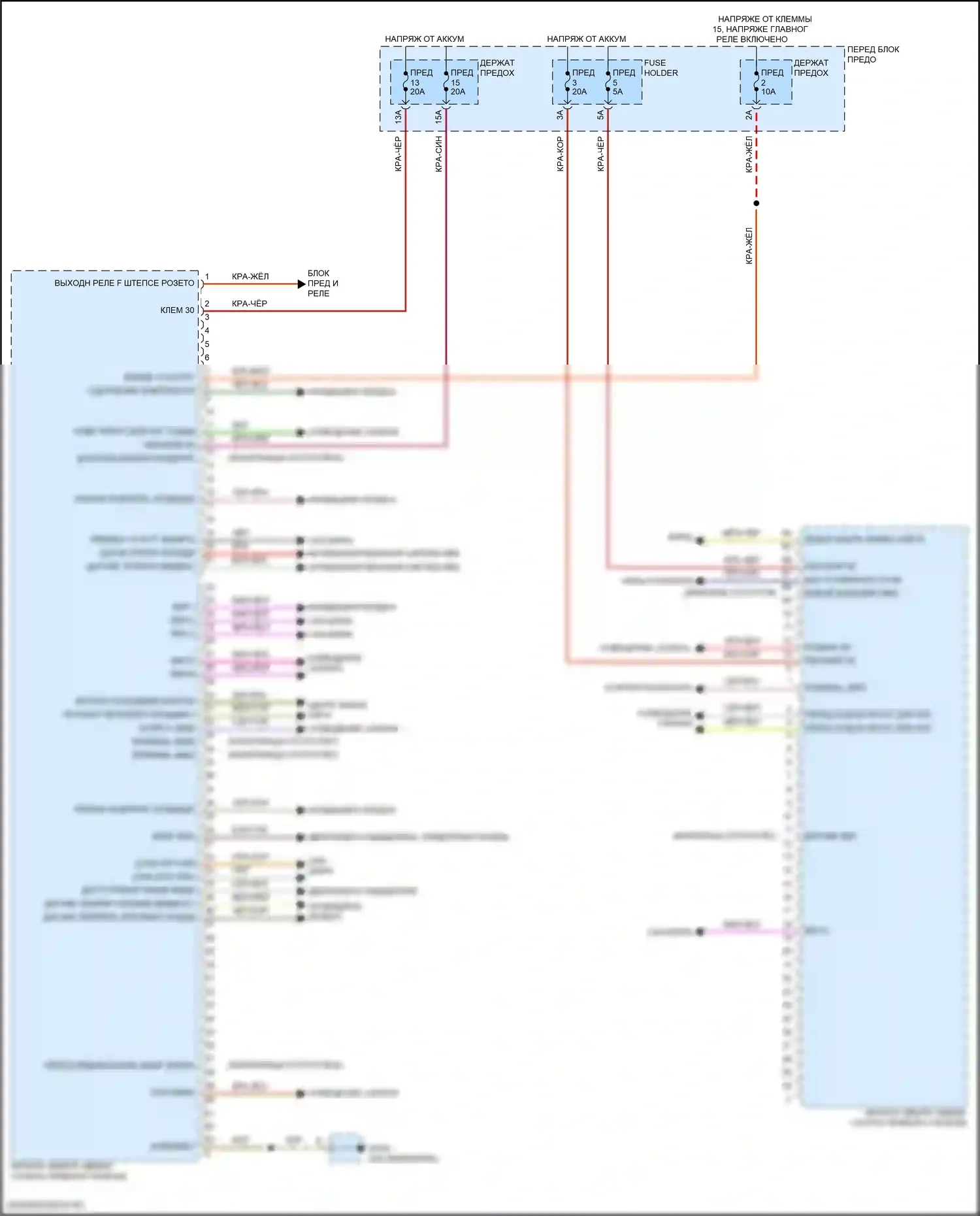 Cayenne Porsche III рестайлинг (2023-2024): Электросхема блоков управления кузовом (1 из 3) 