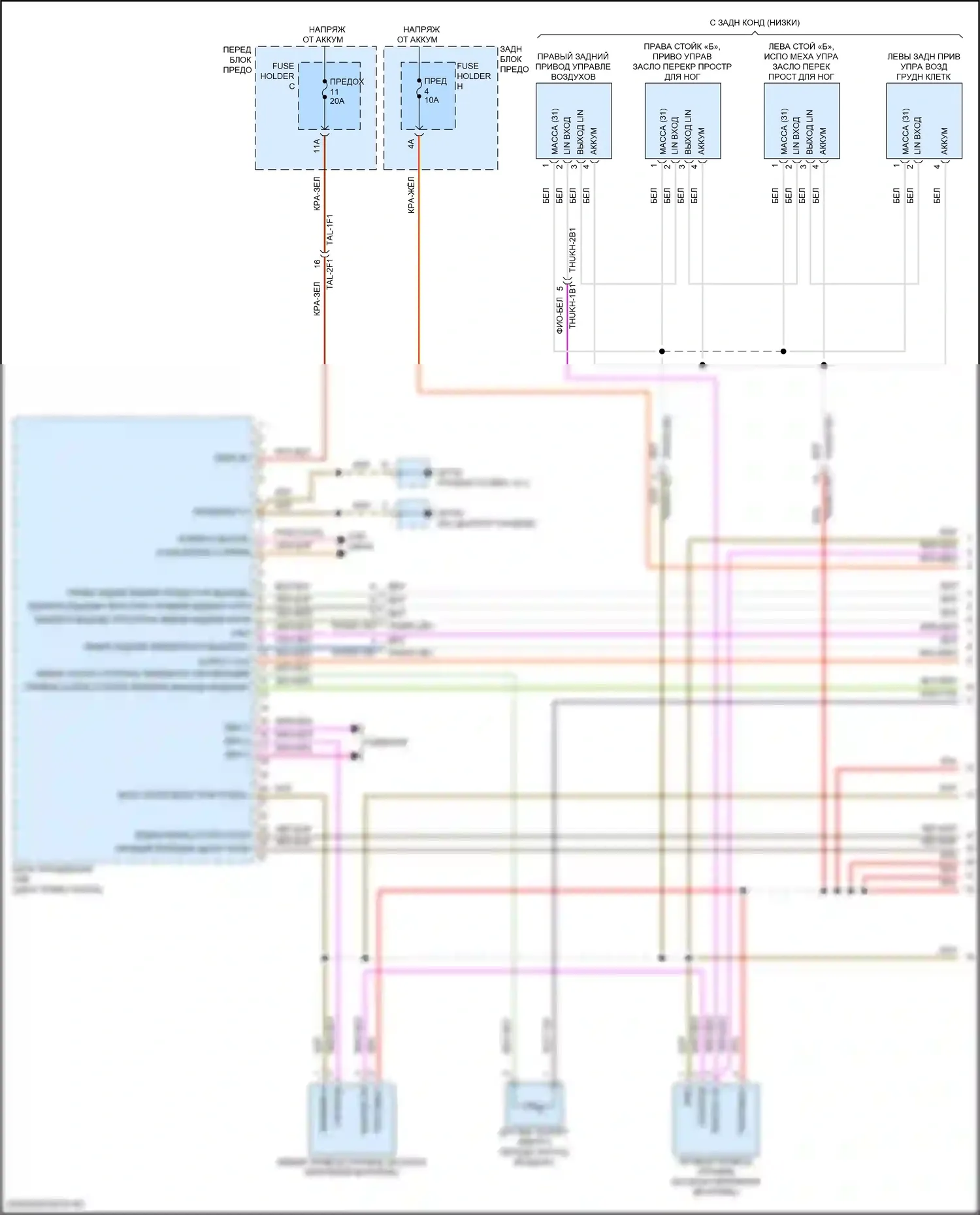 Cayenne Porsche III рестайлинг (2023-2024): Электросхема климат контроля (1 из 11) 