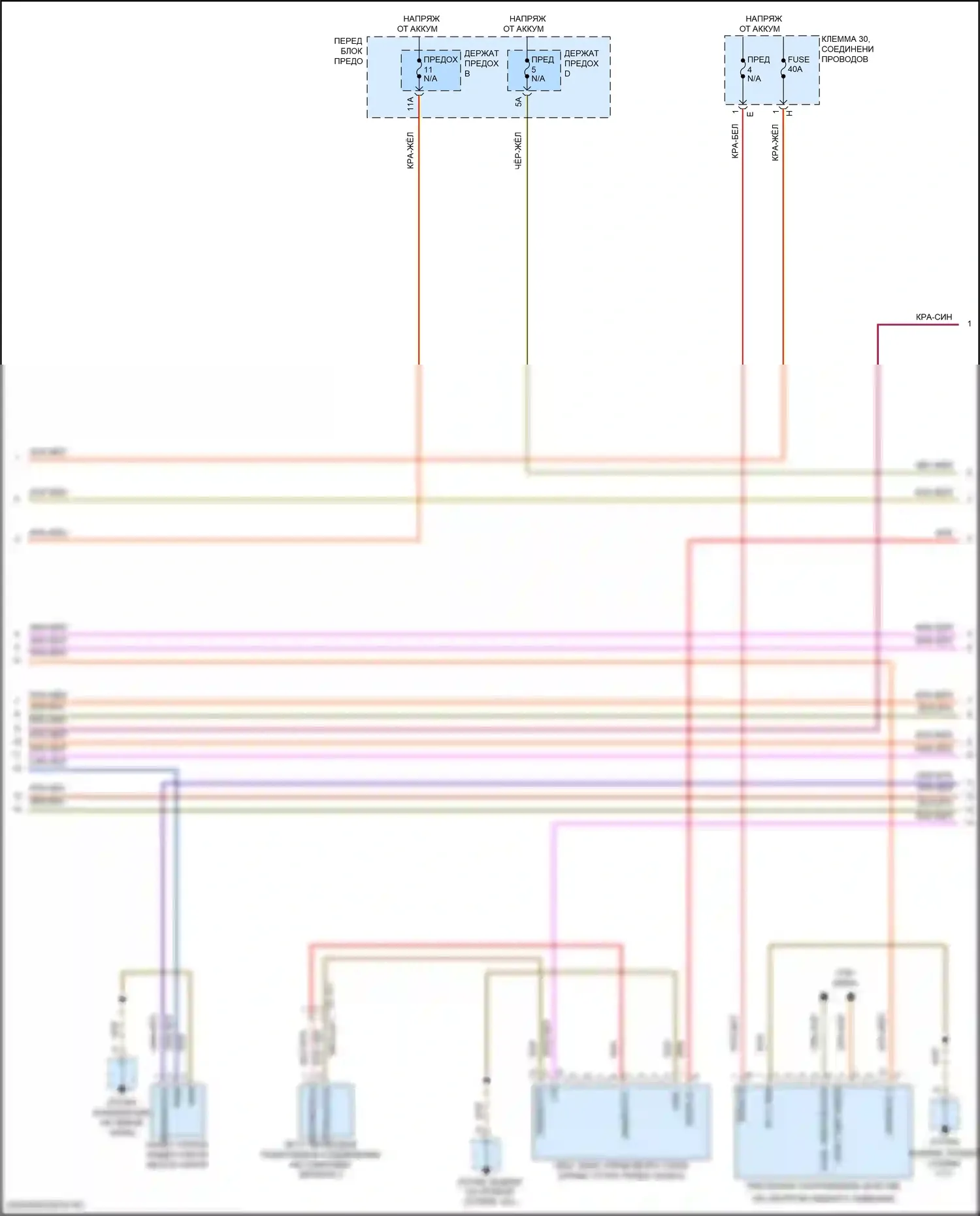 Cayenne Porsche III (2017-2023): Электросхема двигателя 3.0l turbo hybrid, электросхема гибридной системы (4 из 5) 