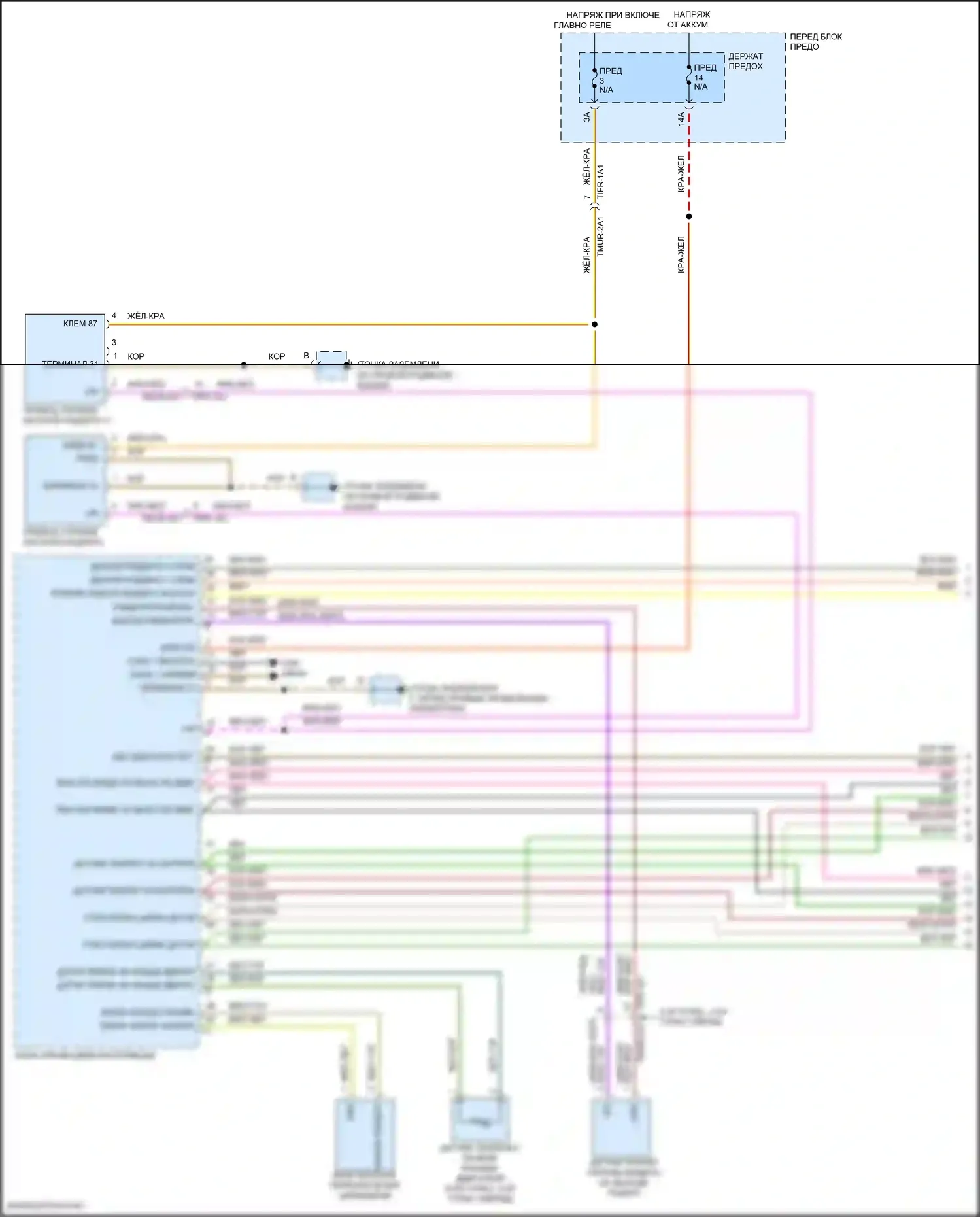 Cayenne Porsche III (2017-2023): Электросхема климат контроля (6 из 11) 