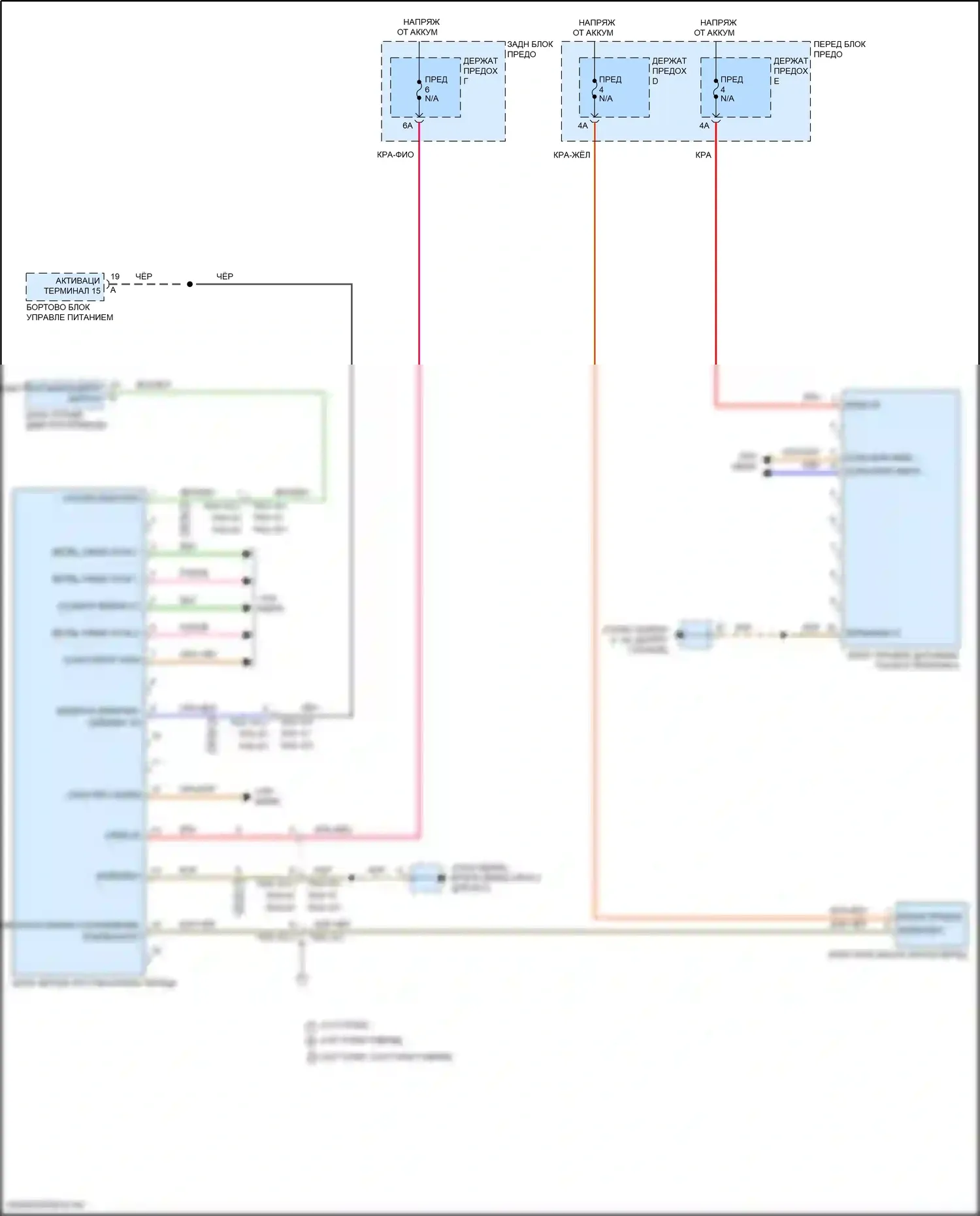 Cayenne Porsche III (2017-2023): Электросхема автоматической коробки передач 