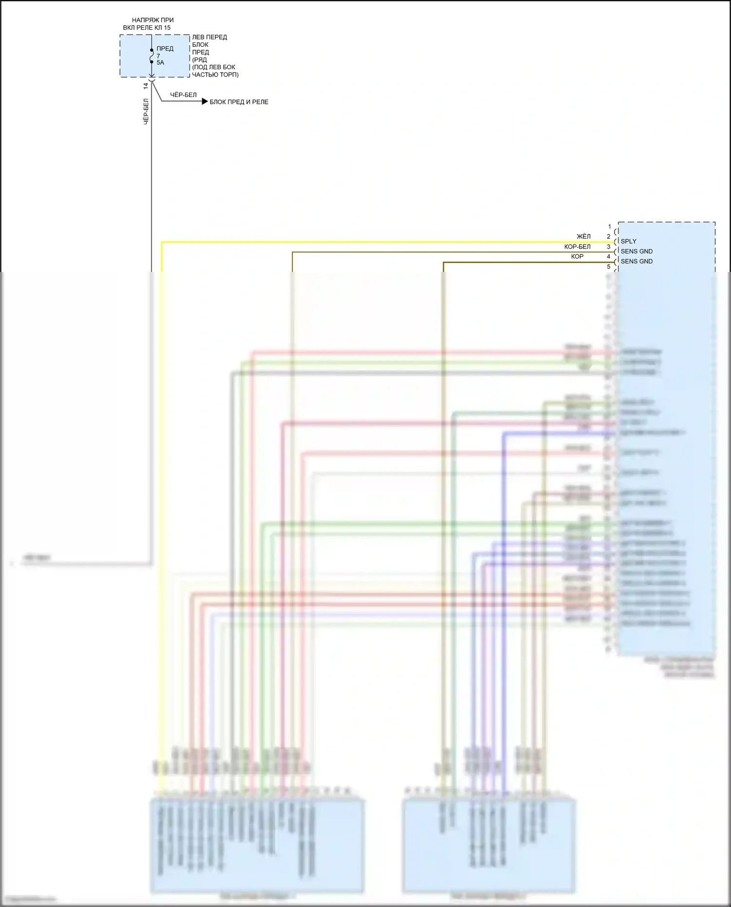 Cayman GT4 Porsche 981 (2015-2016): Электросхема автоматической коробки передач (2 из 2) 