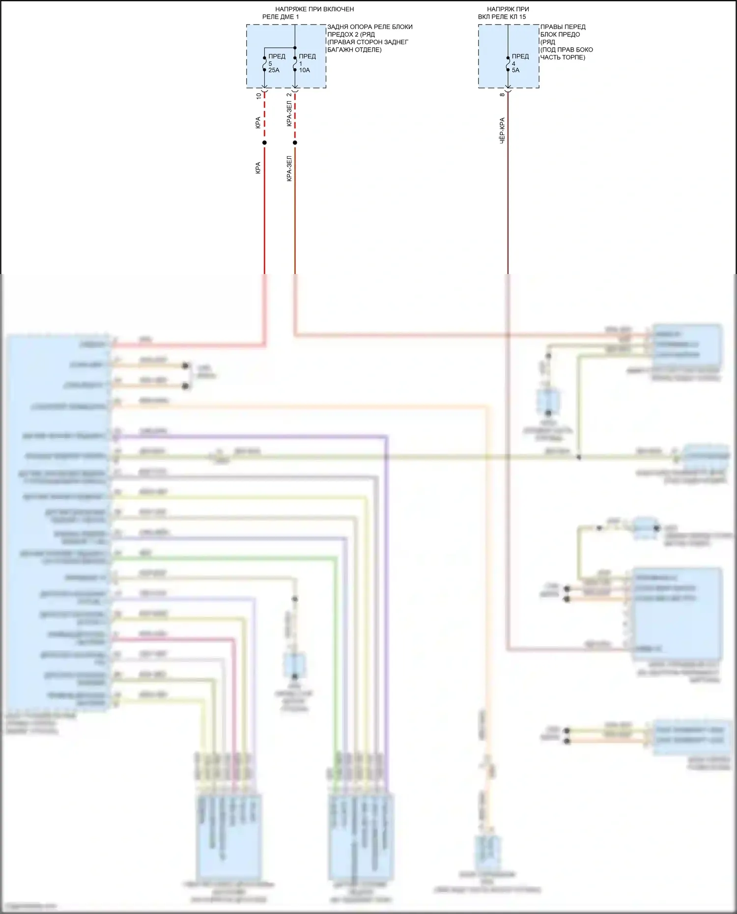 Cayman GT4 Porsche 981 (2015-2016): Электросхема круиз-контроля 