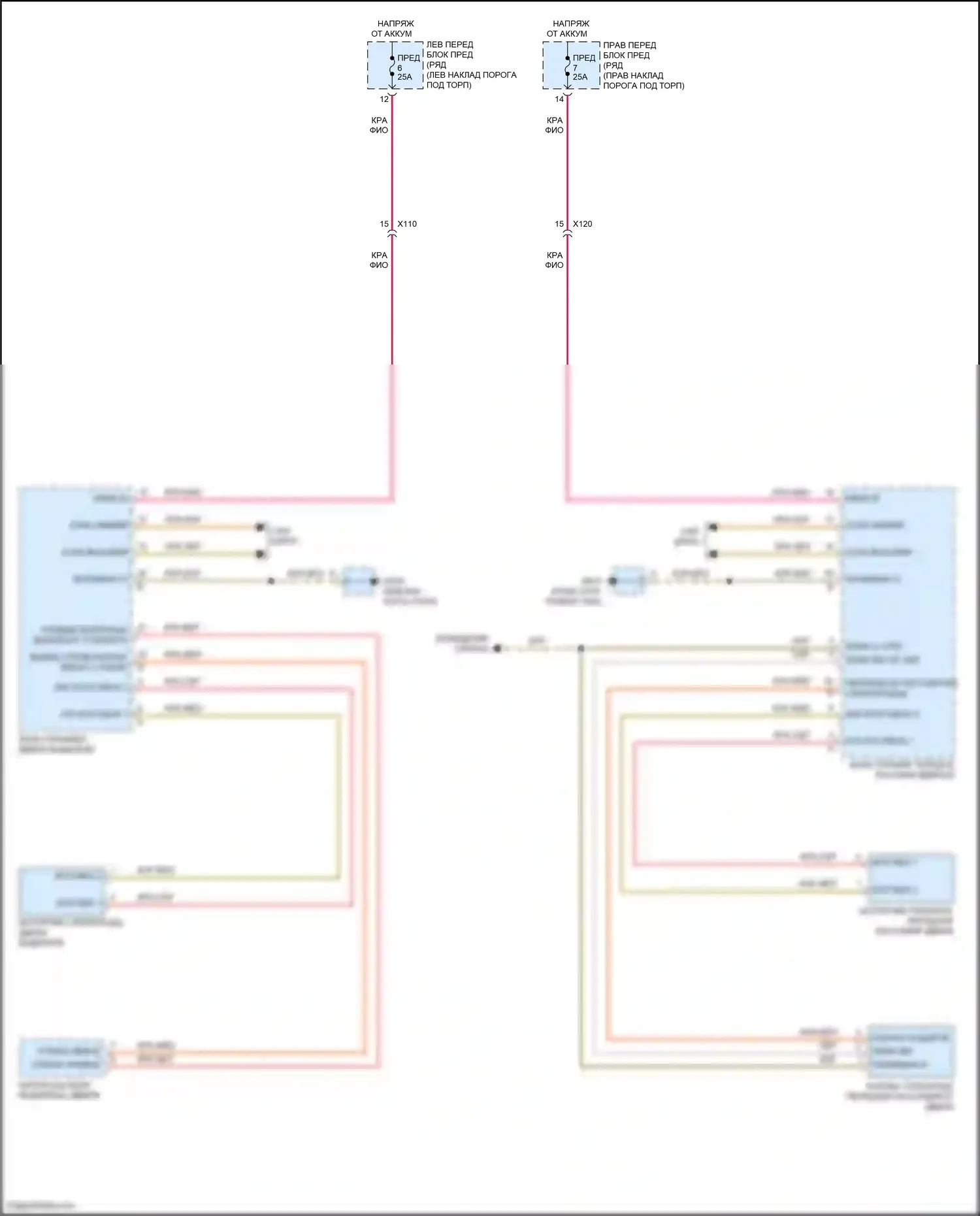 Cayman GT4 Porsche 982 (2019-2024): Стеклоподъемники электросхема 