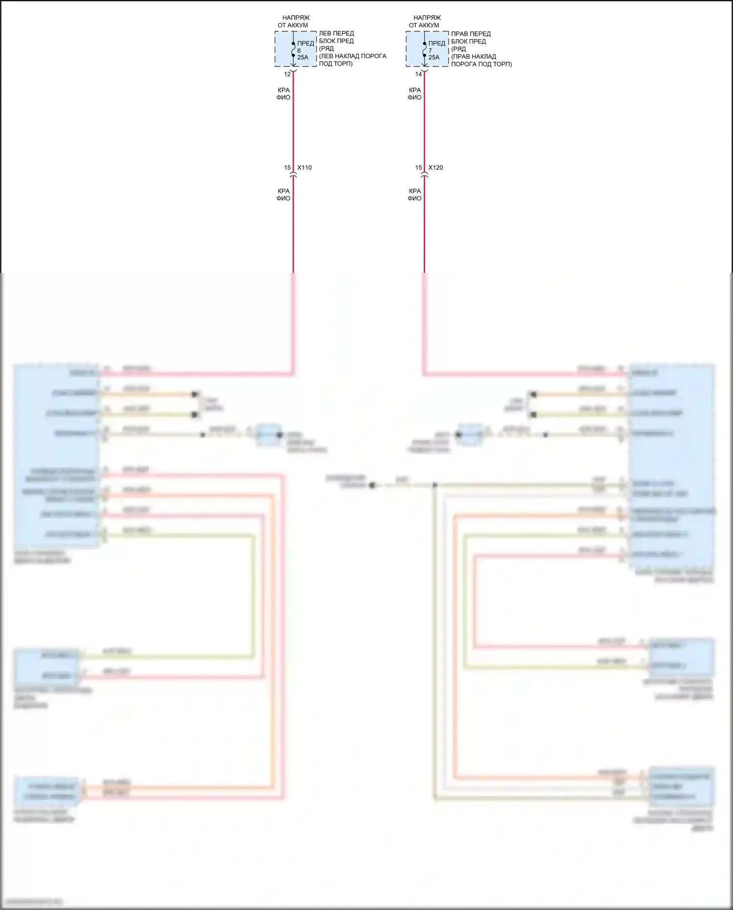 Cayman GTS Porsche 982 (2016-2024): Стеклоподъемники электросхема 