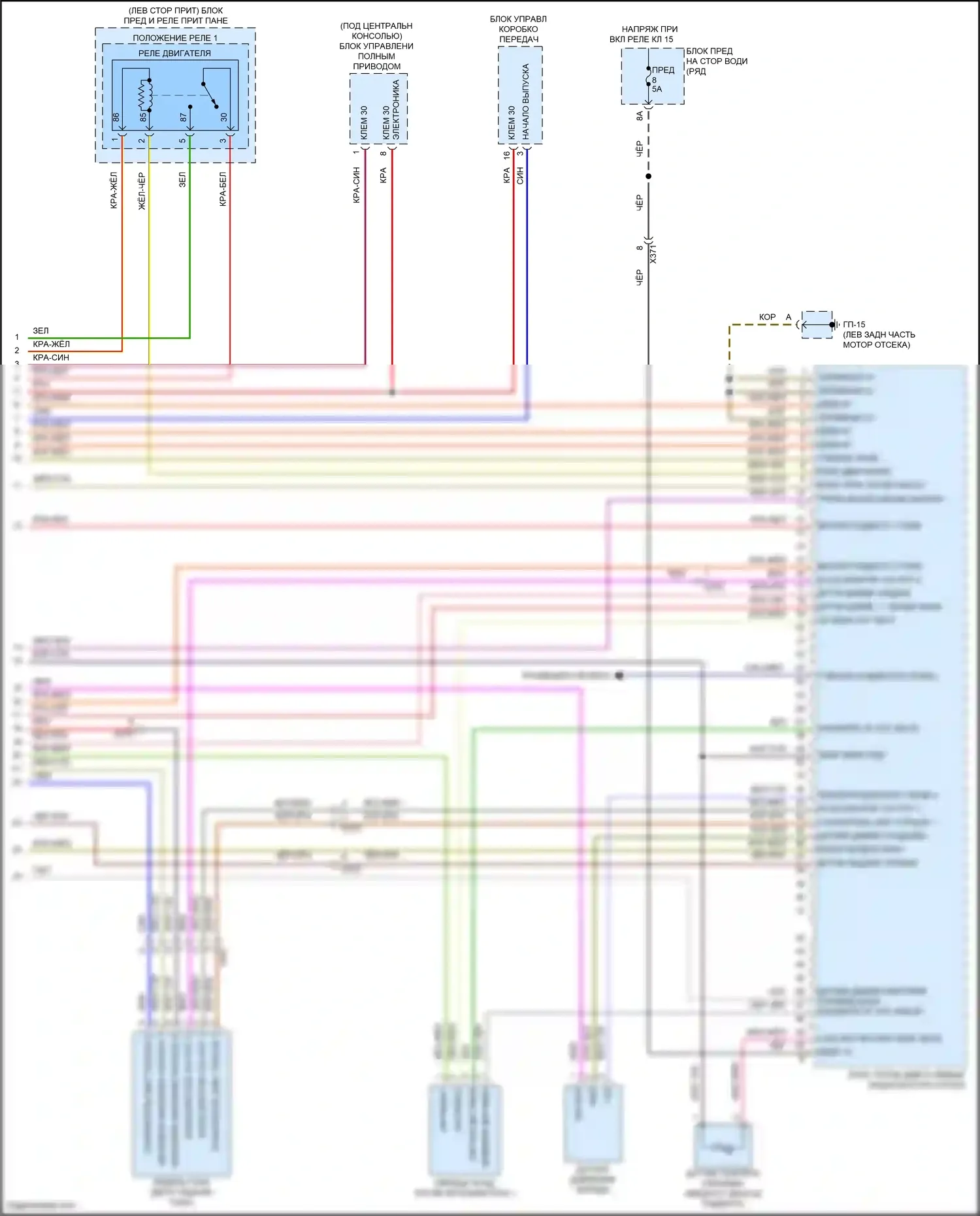 Macan GTS Porsche I рестайлинг 2 (2021-2024): Электросхема двигателя 2.0л турбо (8 из 8) 