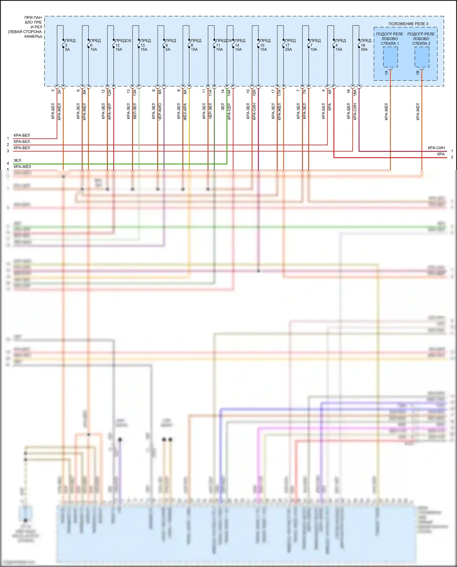 Macan GTS Porsche I рестайлинг 2 (2021-2024): Электросхема двигателя 2.9л турбо (5 из 9) 