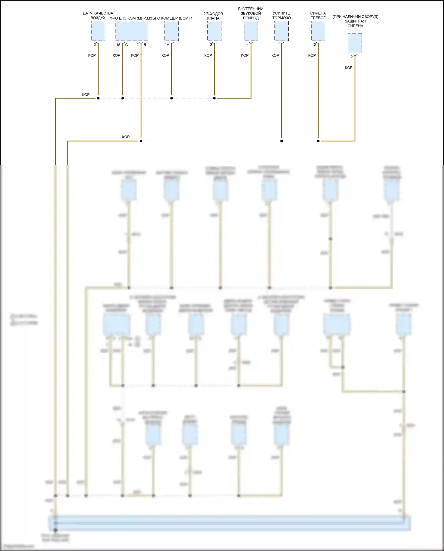Macan GTS Porsche I рестайлинг 2 (2021-2024): Электросхема разводки массы (1 из 7) 