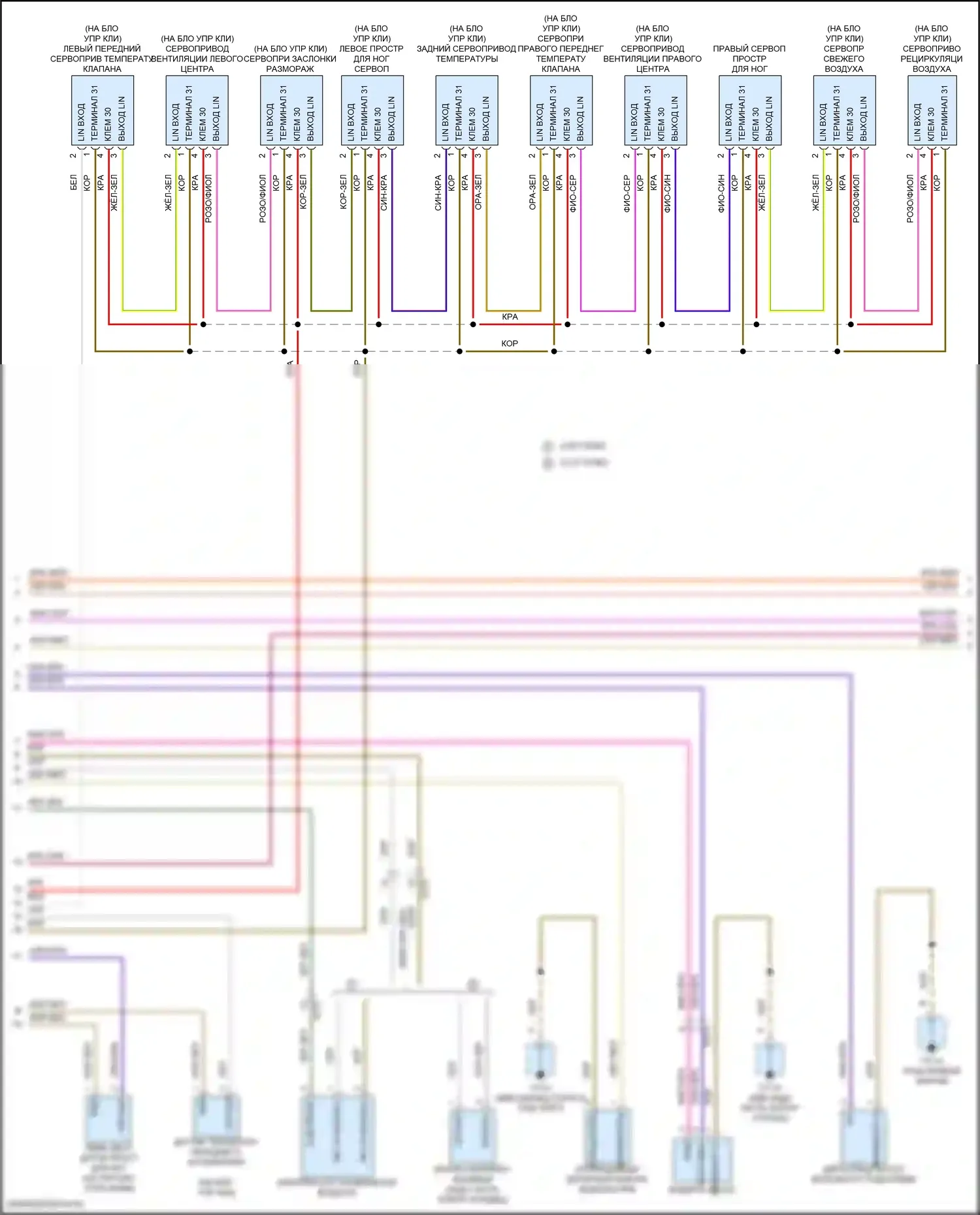 Macan S Porsche I рестайлинг 2 (2021-2024): Электросхема климат контроля (2 из 4) 