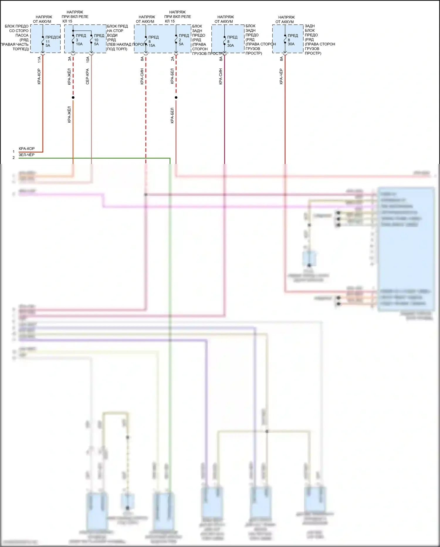 Macan Turbo Porsche I рестайлинг (2018-2021): Электросхема климат контроля (3 из 4) 