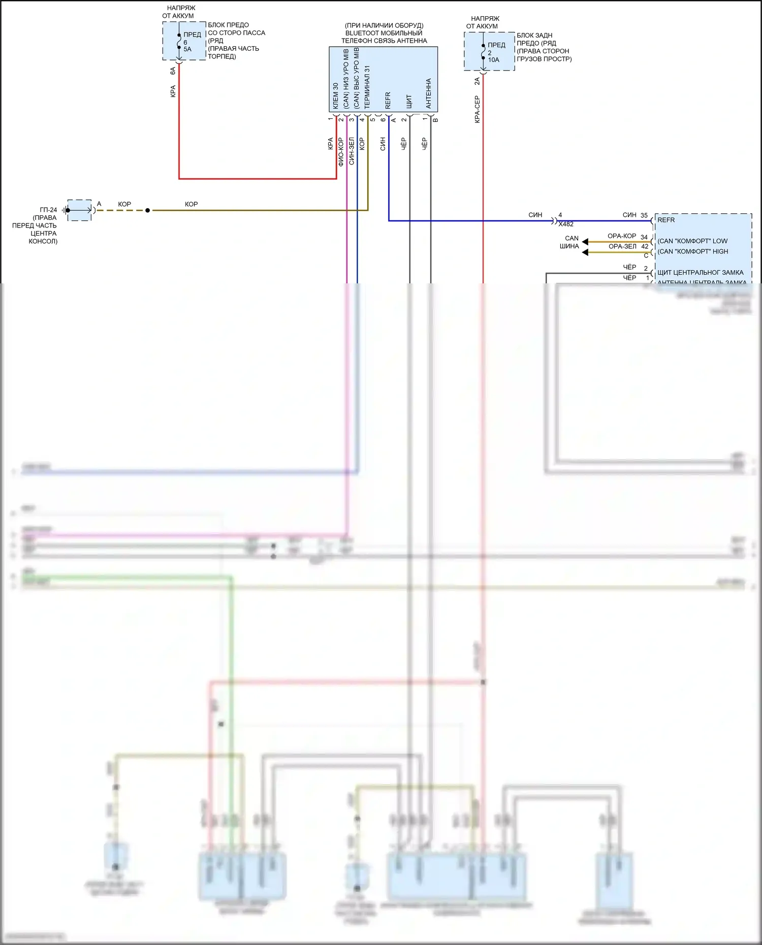 Macan Turbo Porsche I рестайлинг (2018-2021): Электросхема навигации, с bose (2 из 5) 