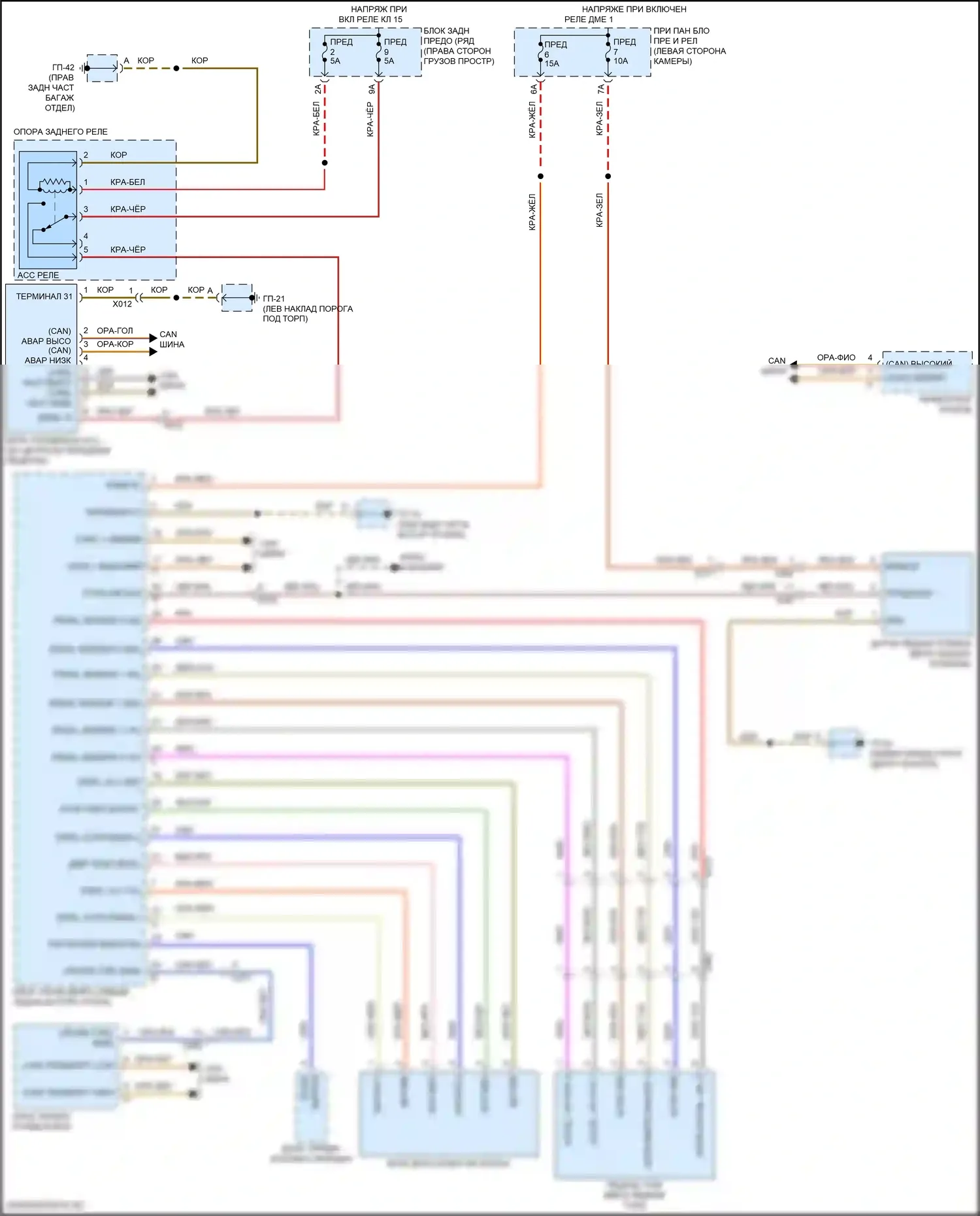 Macan Porsche I рестайлинг 2 (2021-2024): 2.9l турбо, электросхема круиз-контроля 