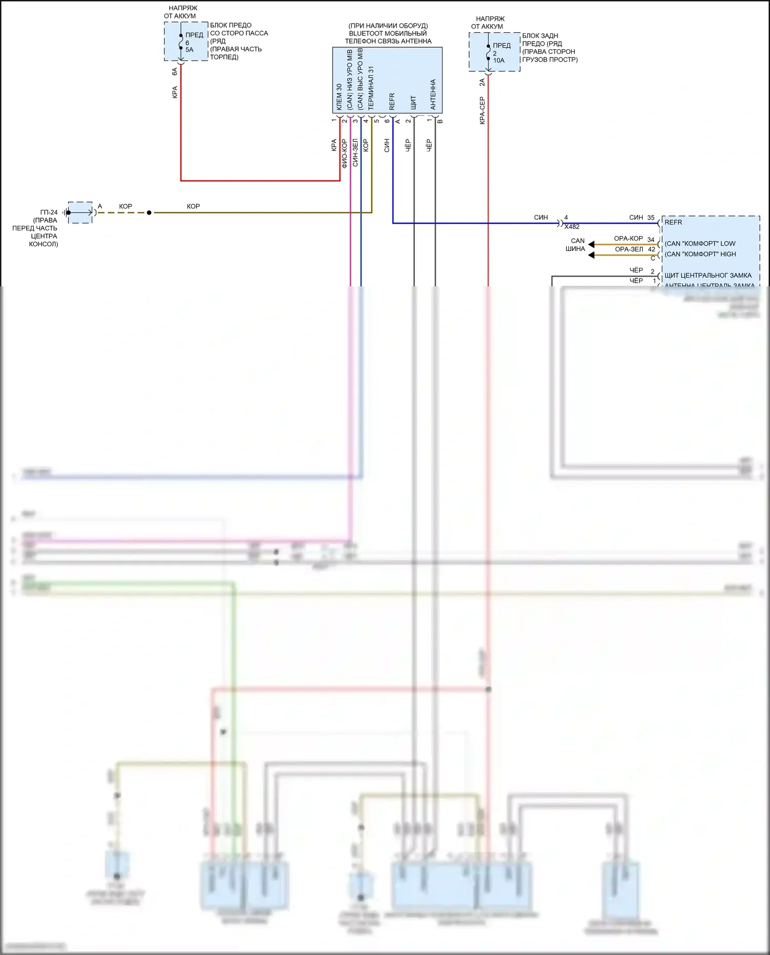 Macan Porsche I рестайлинг (2018-2021): Электросхема навигации, премиум с bose (2 из 5) 