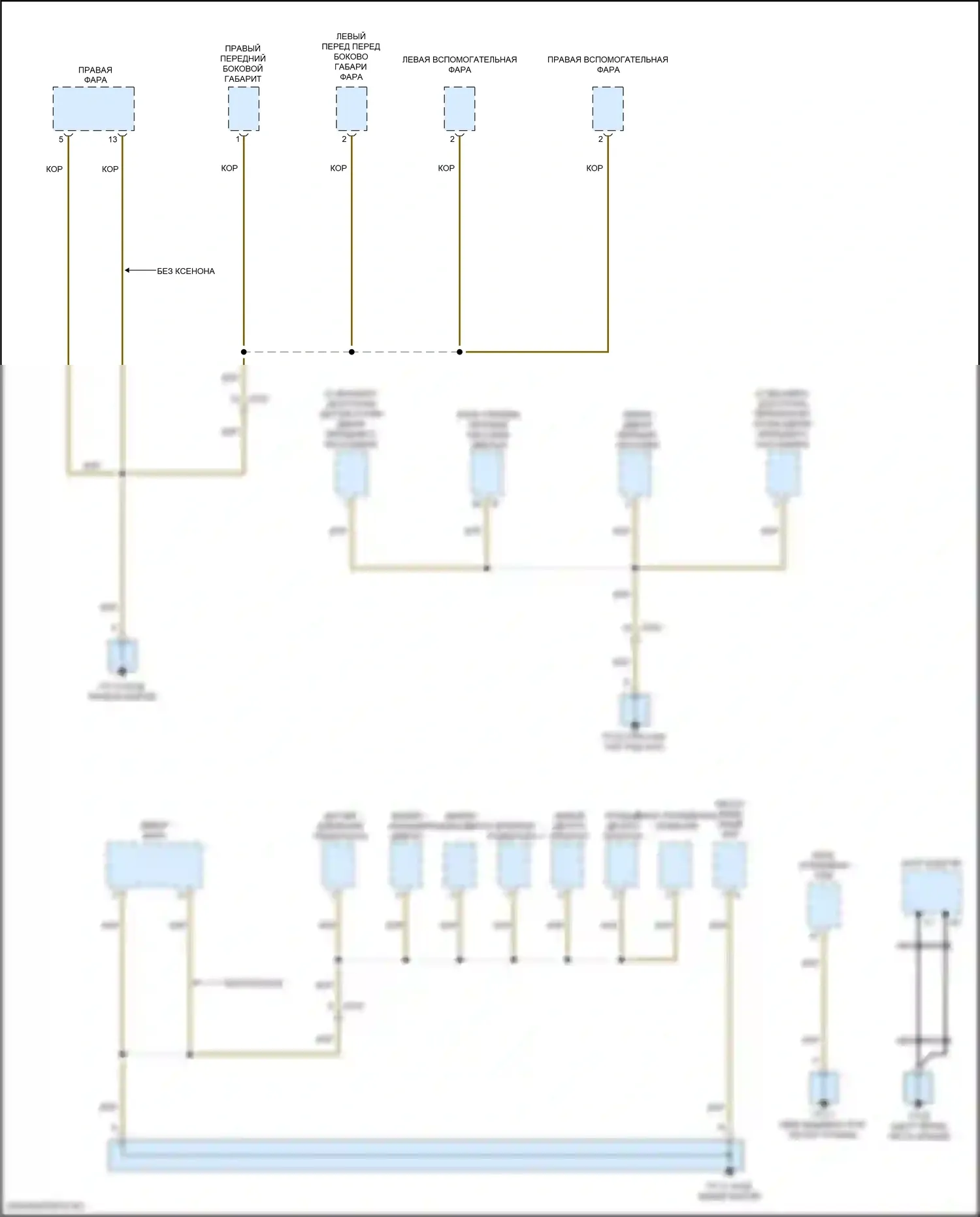 Macan Porsche I рестайлинг (2018-2021): Электросхема распределения массы (7 из 7) 