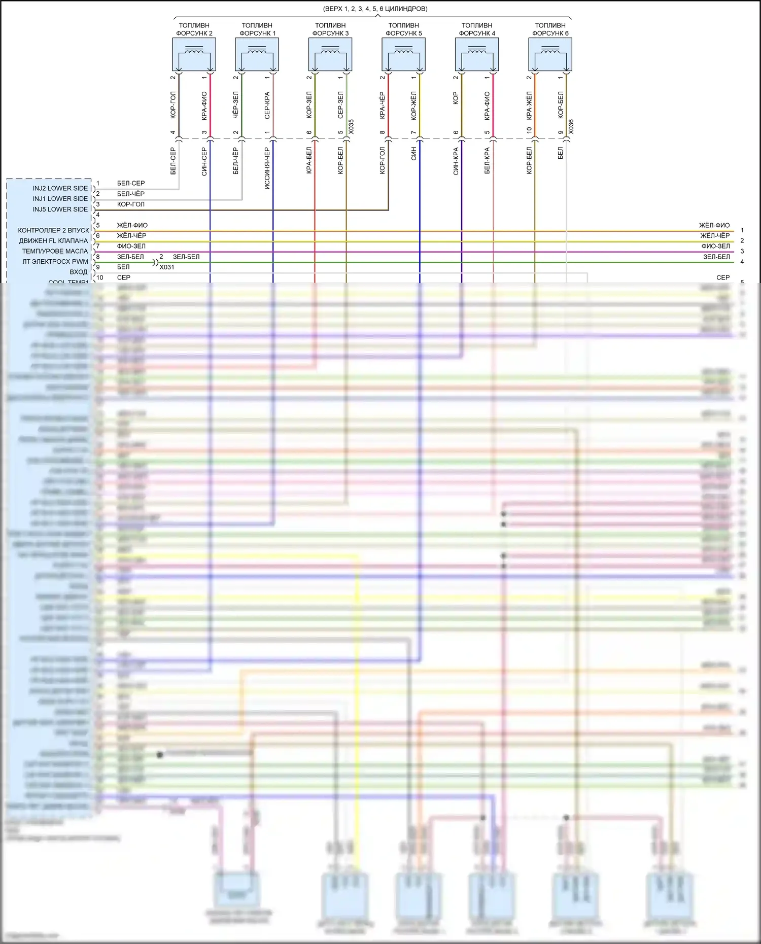 Panamera 4 Porsche 970 рестайлинг (2013-2016): Электросхема двигателя 3.0l гибрид (1 из 11) 